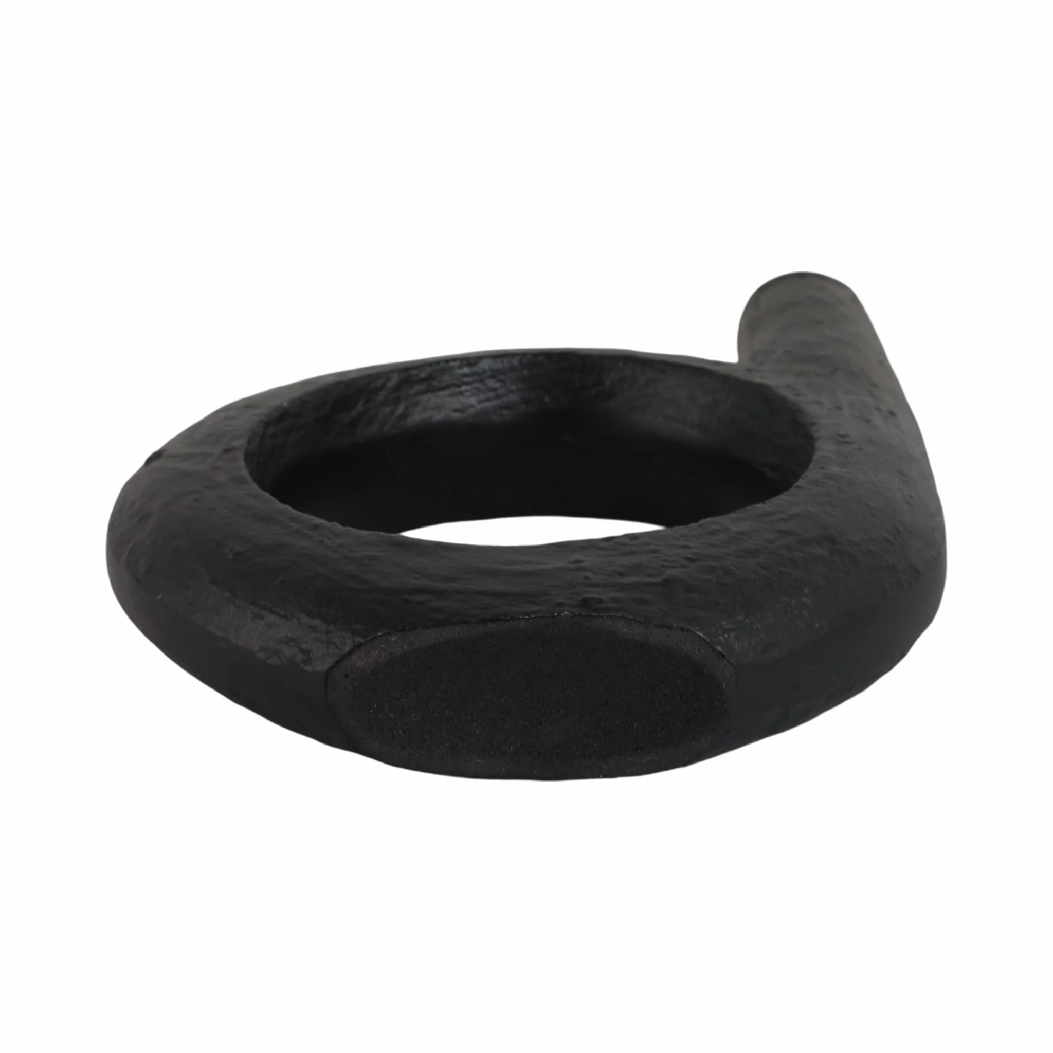 Metal, 12" Looped Sculpture, Black - Image 7