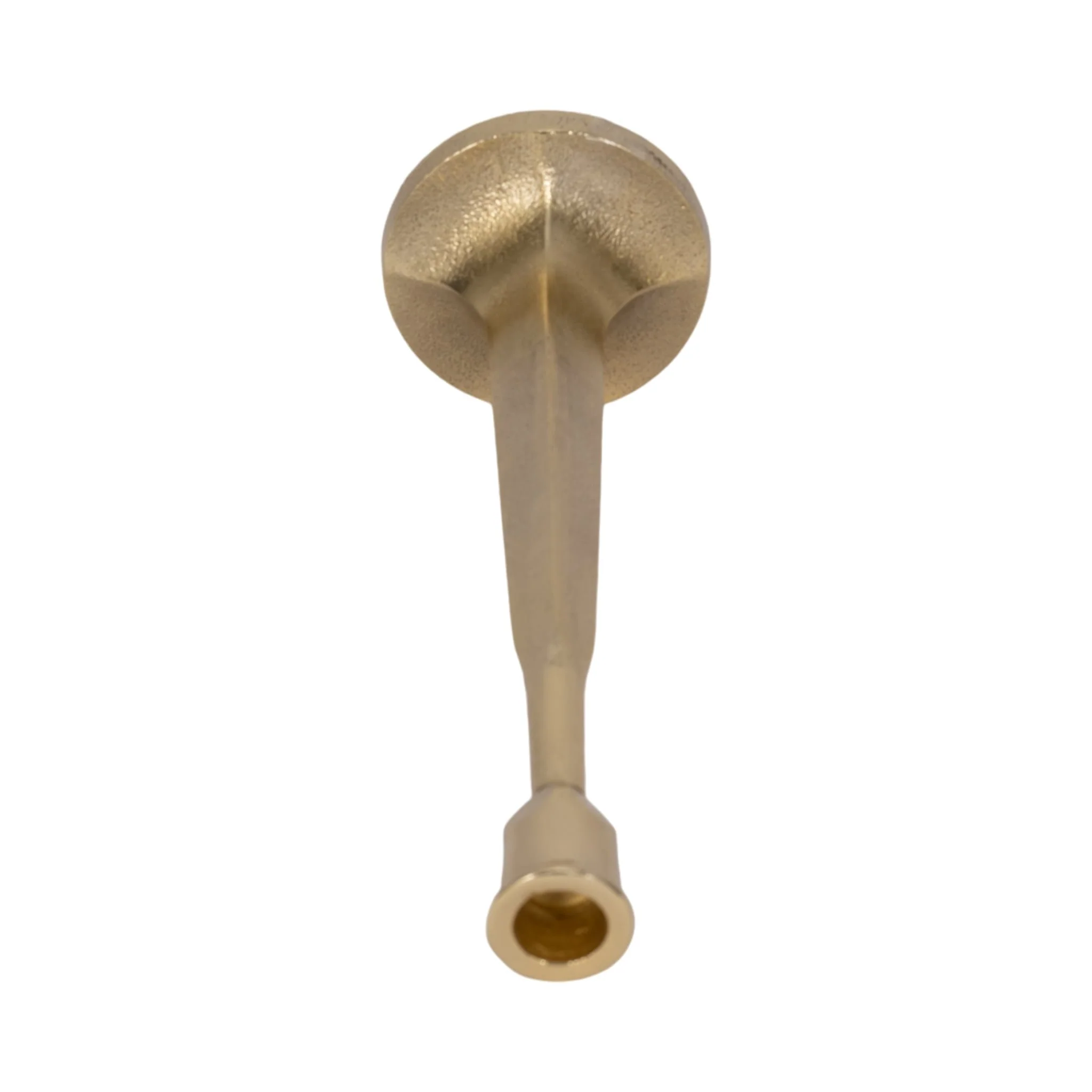 Metal, 12" Squared Off Taper Candleholder, Gold - Image 5