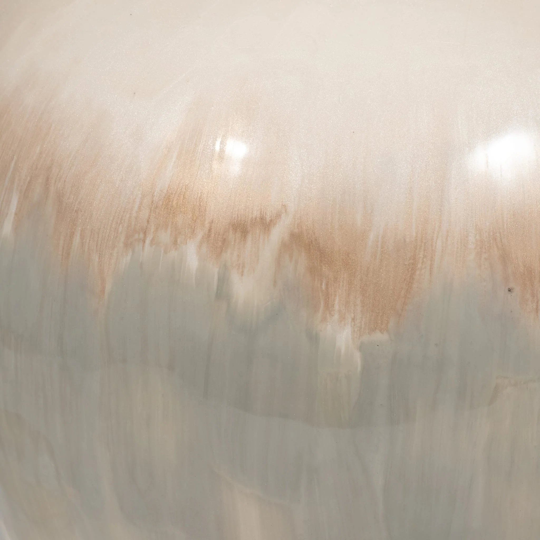 Metal, 12" Temple Vase, Pearl - Image 4