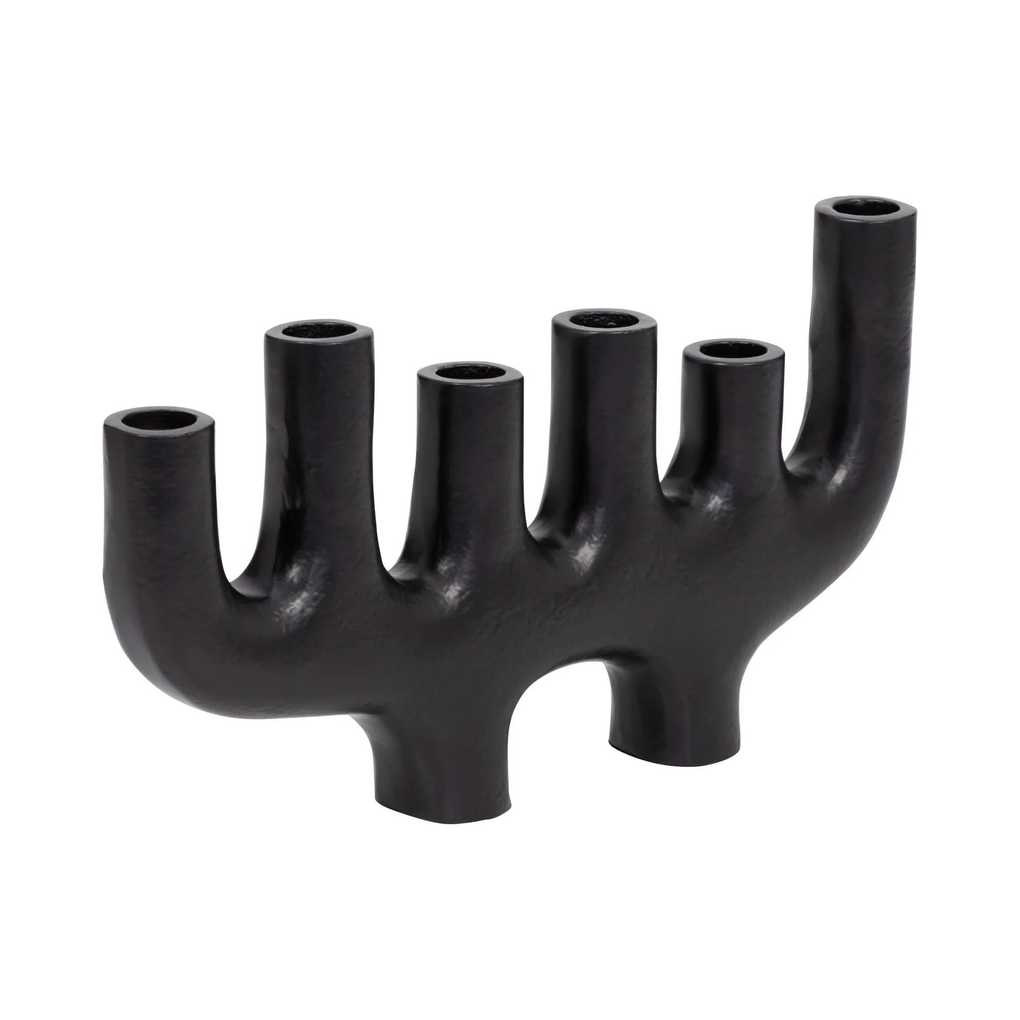 Metal, 13" 6 Taper Candelabra, Black - Image 3