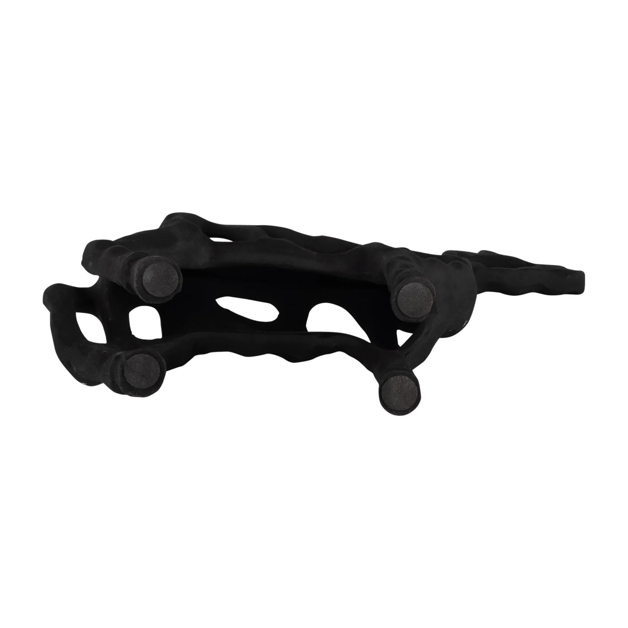 Metal,13"h,giraffe Illusion Sculpture,black - Image 5