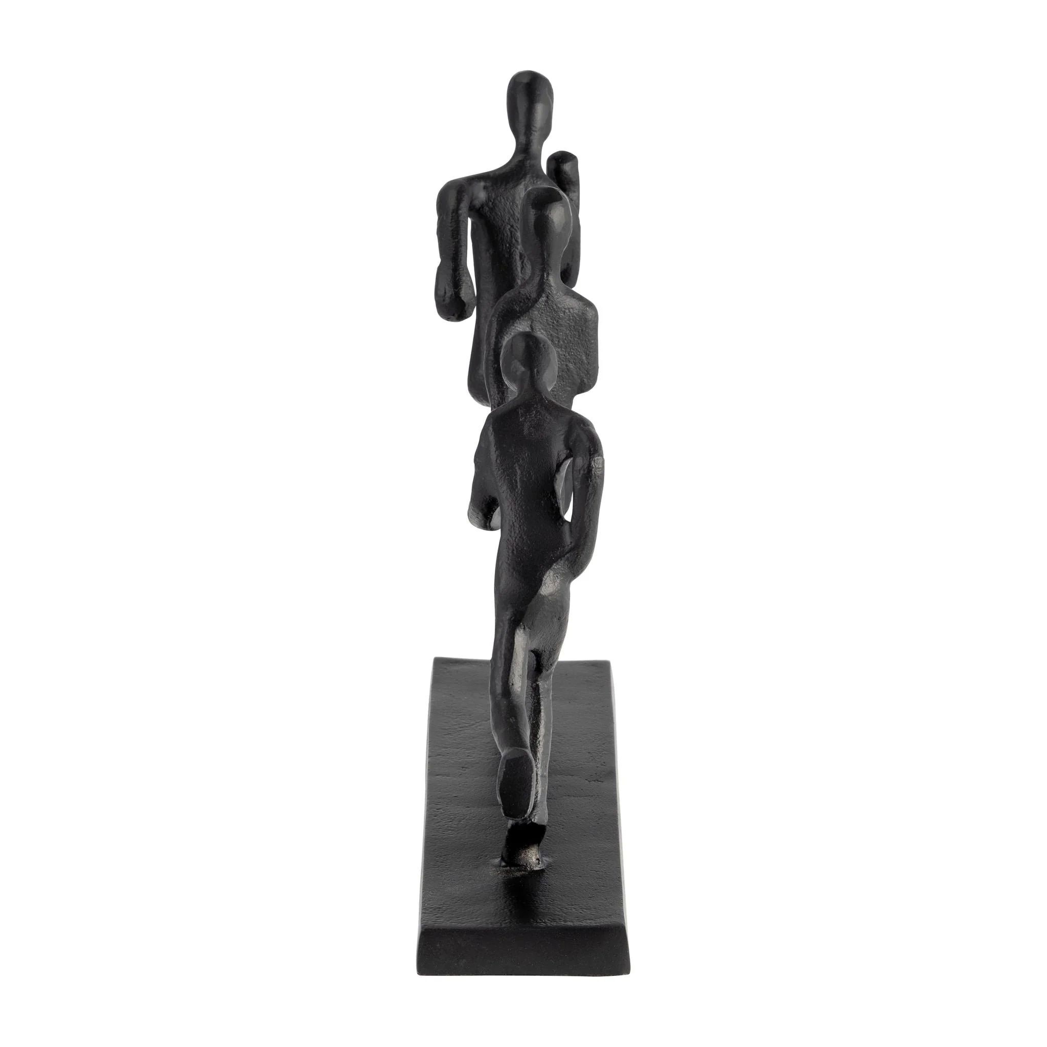 Metal, 13"l 3-man Running, Black - Image 3