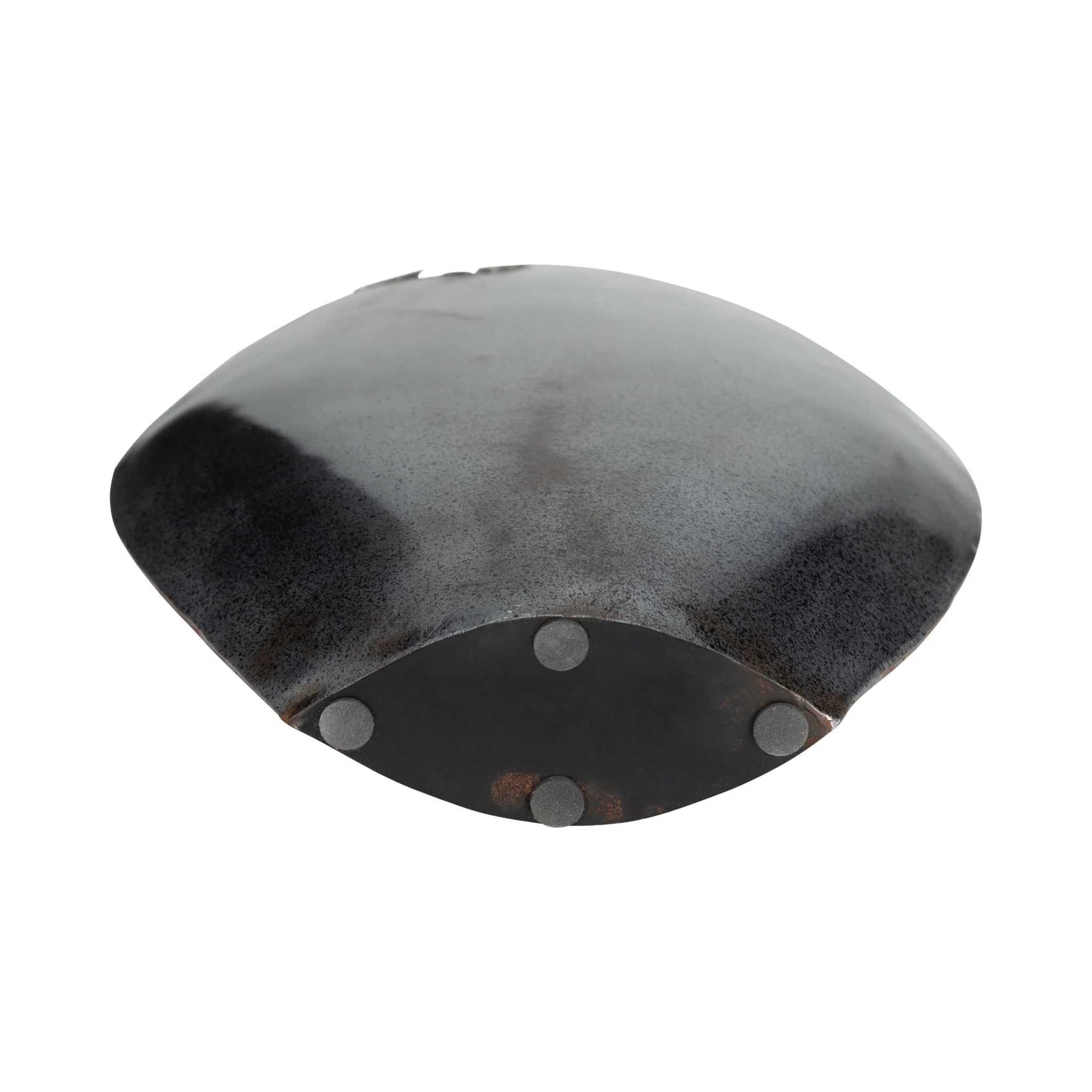 Metal, 14" Chipped Vase, Black - Image 7