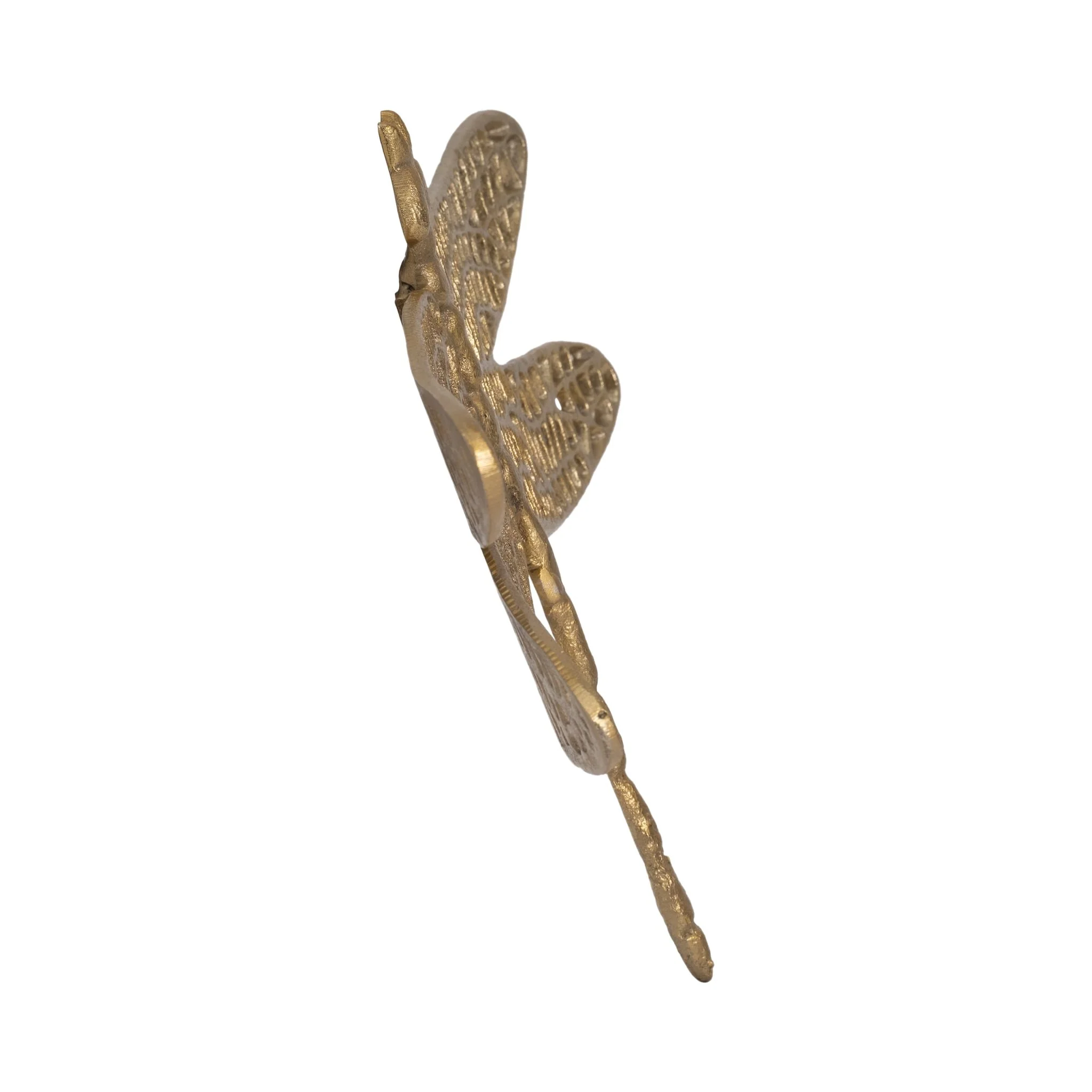 Metal, 14" Dragonfly W/ Cutouts , Gold - Image 3