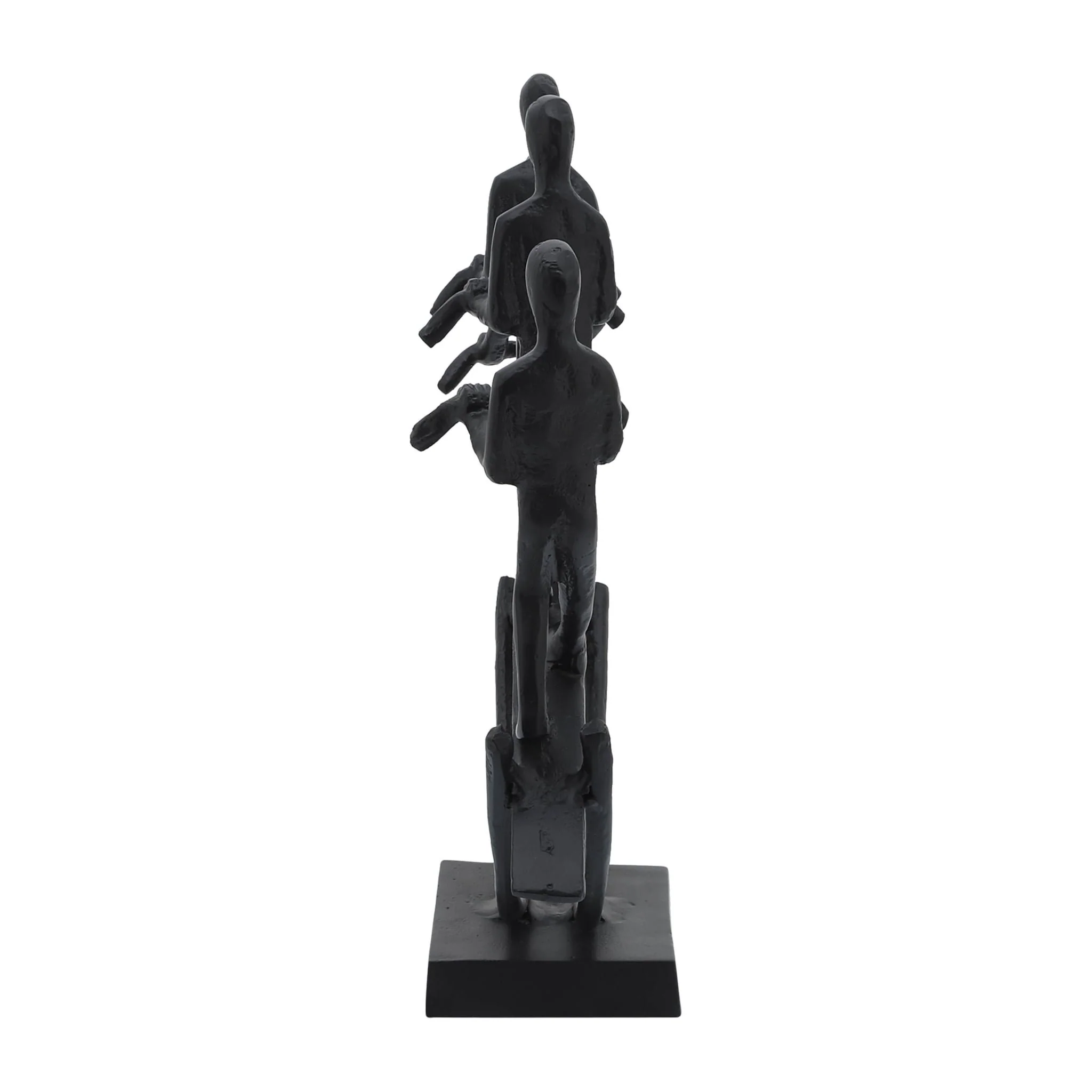 Metal, 15" 4 Men Balancing Act, Black - Image 6