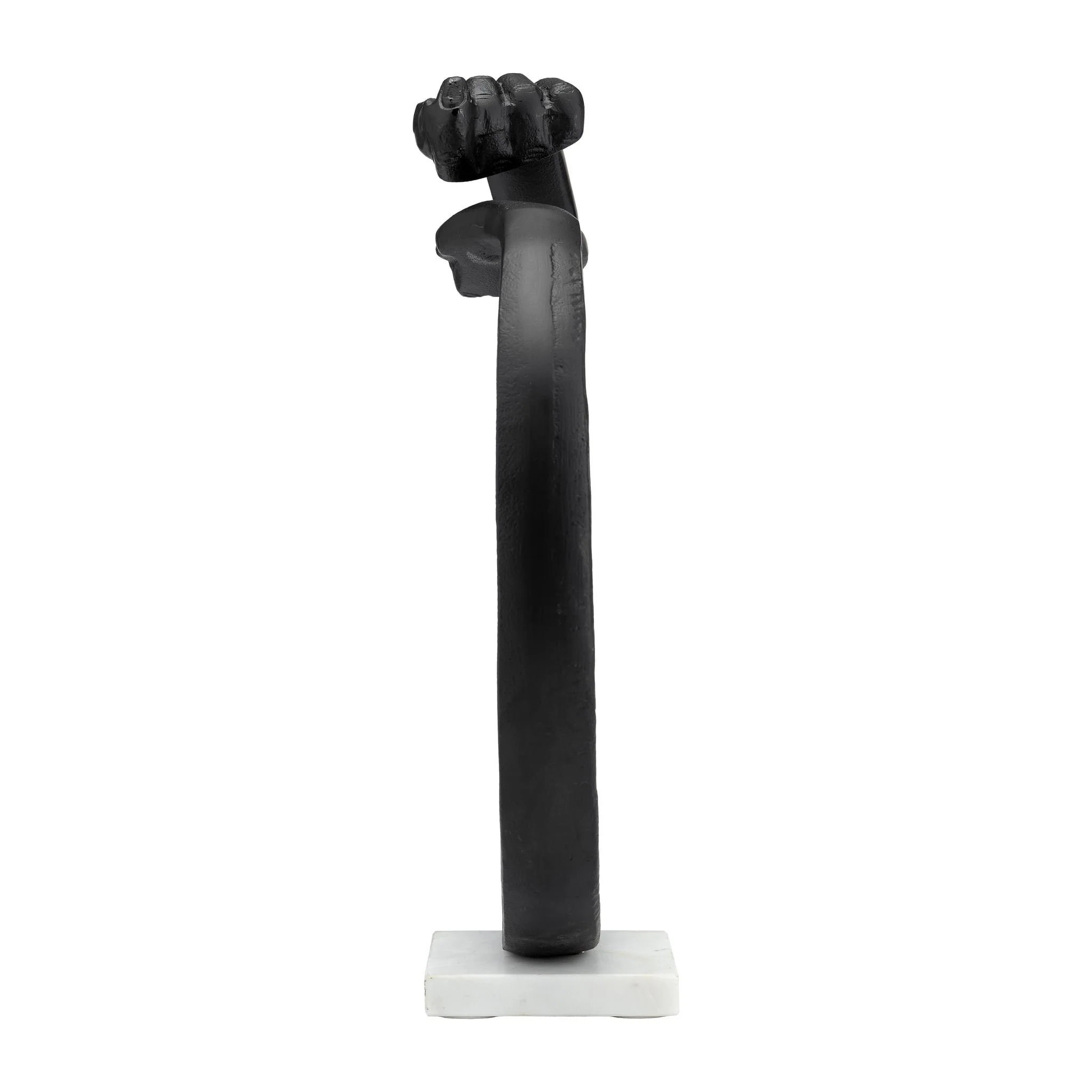 Metal,15" Hand Ring On Base Sculpt ,black/white - Image 3