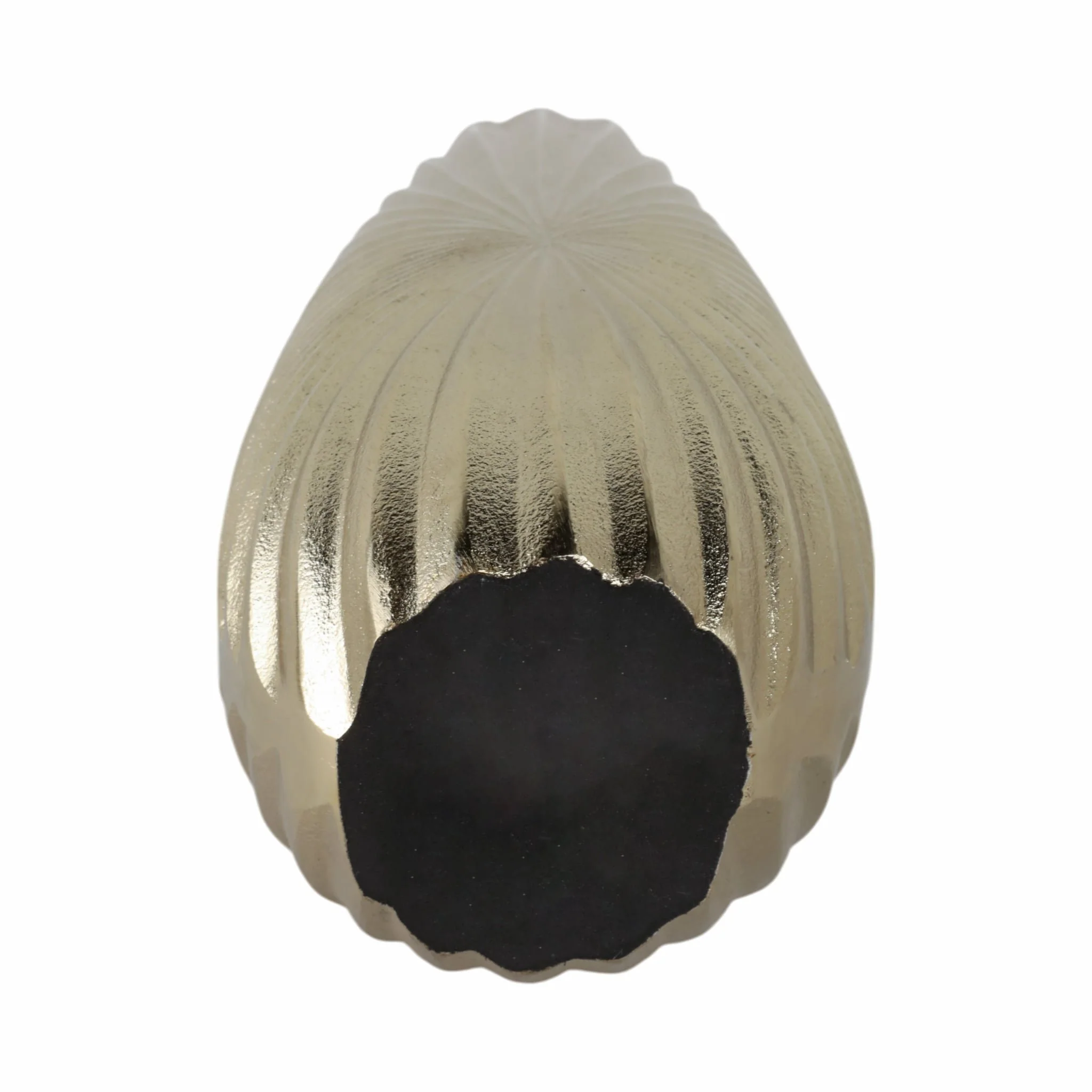 Metal, 16" Burst Vase, Champagne - Image 7