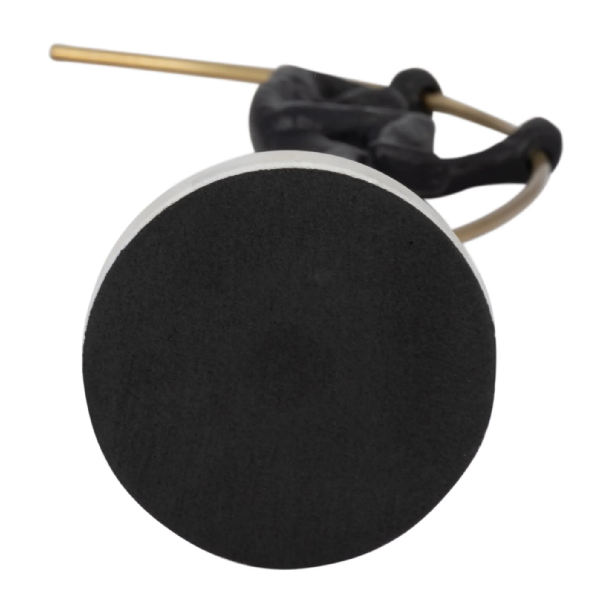 Metal, 16" Gymnast On Pole, Black/gold - Image 7