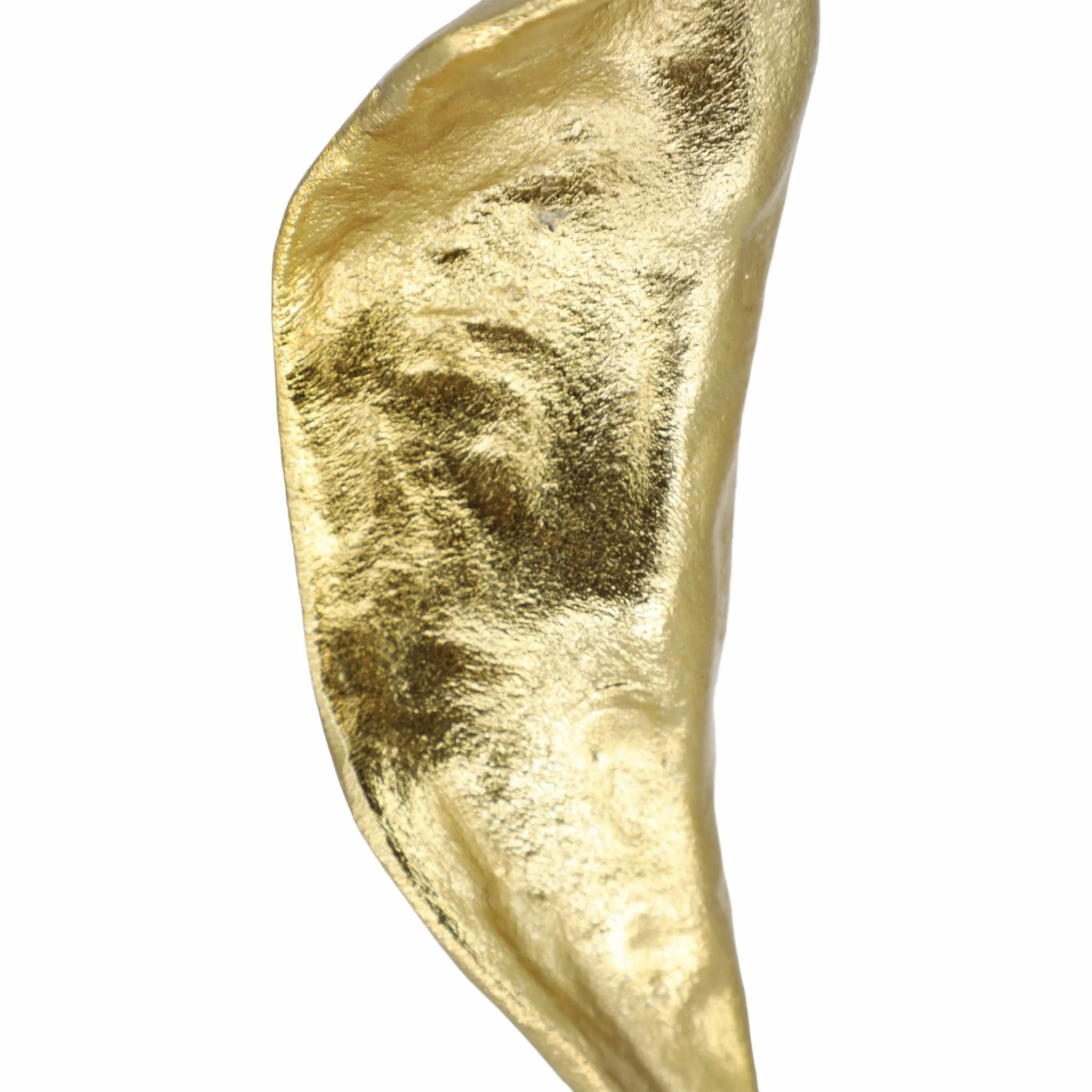 Metal, 17" Forged Taper Candleholder, Gold - Image 6