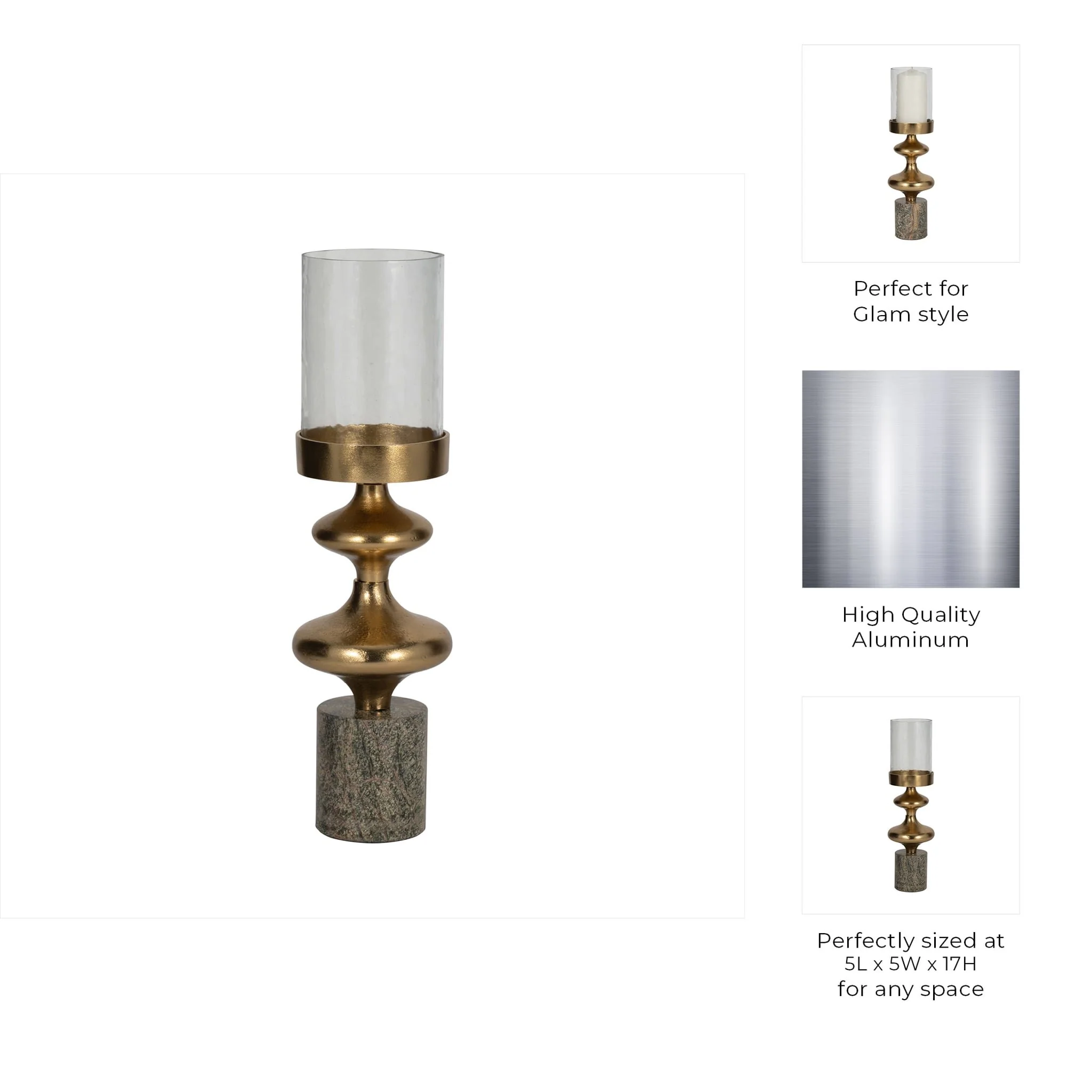 Metal, 17" Hurricane Sphere, Dark Gold, Kd - Image 8