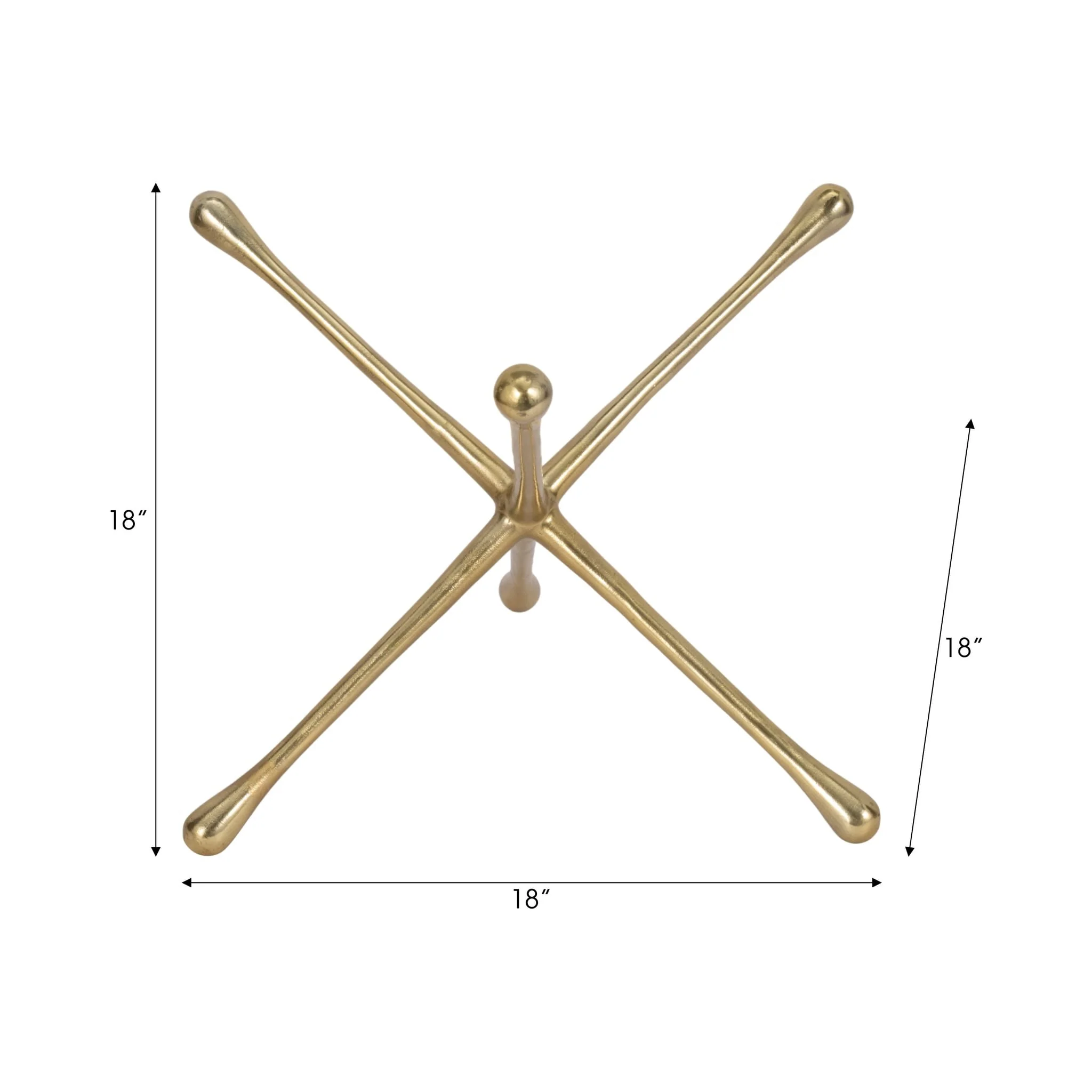 Metal, 18" Decorative Jack, Gold - Image 6