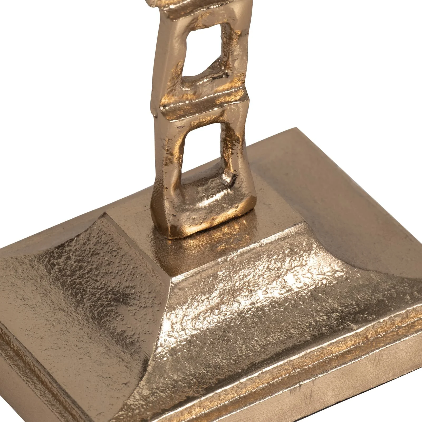 Metal, 18" Tealight Holder W/ Base, Gold - Image 4