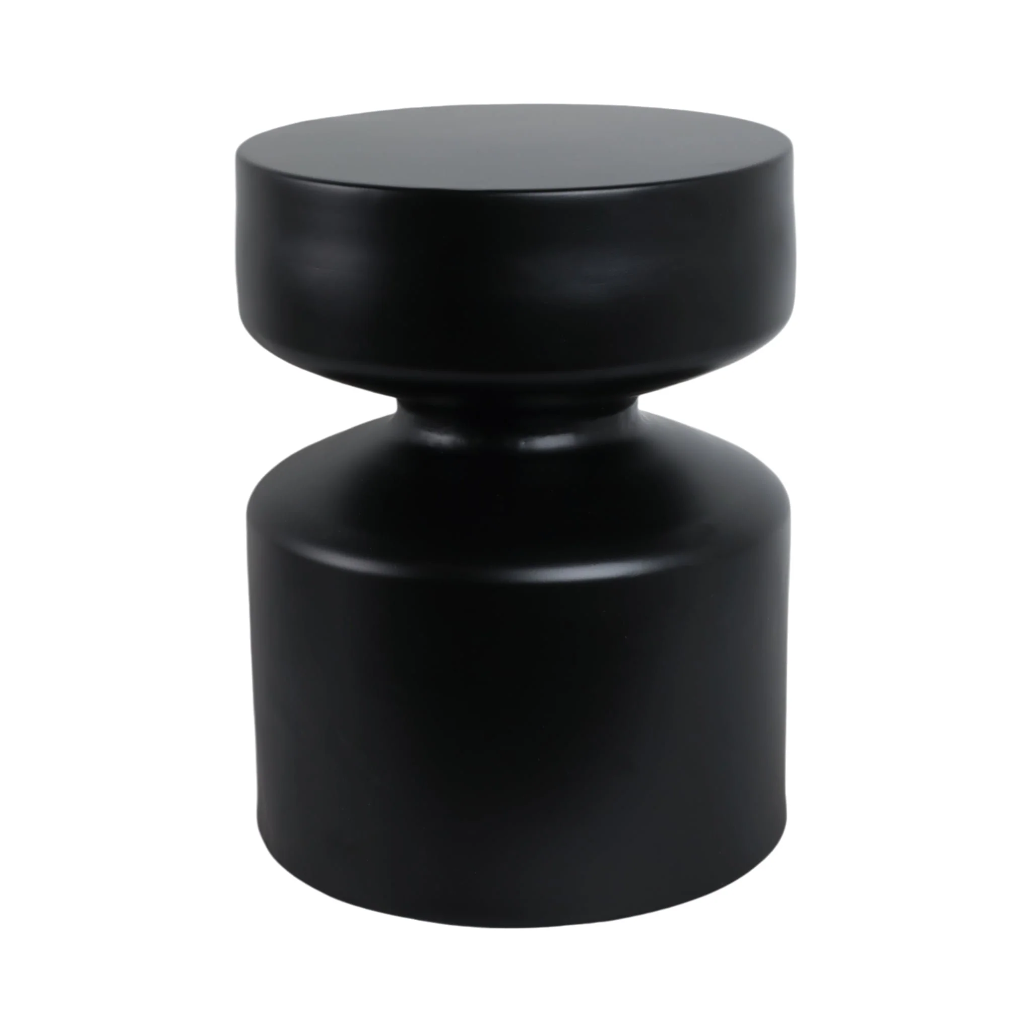 Metal, 18"h Pawn Shaped Stool, Black - Image 2