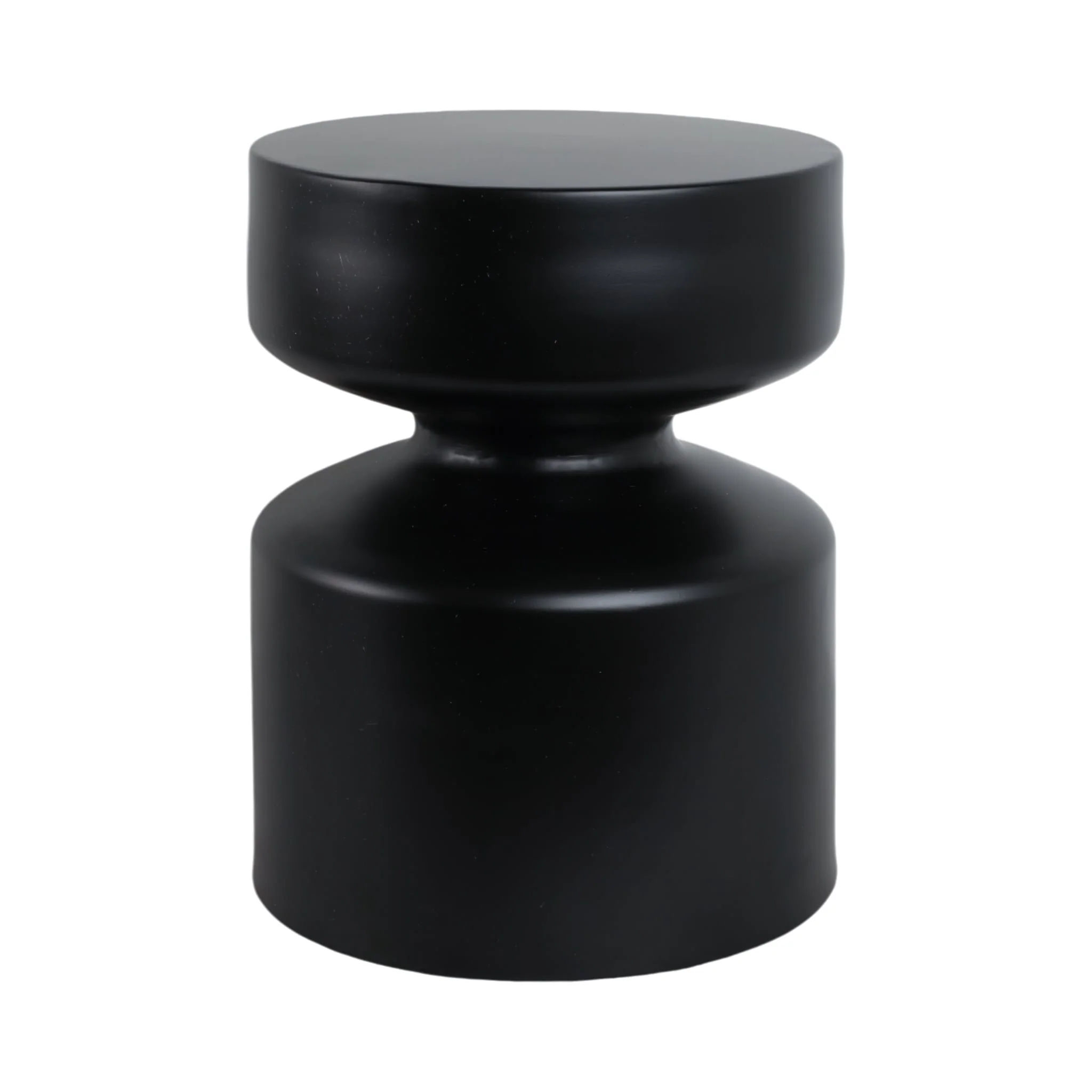 Metal, 18"h Pawn Shaped Stool, Black - Image 3