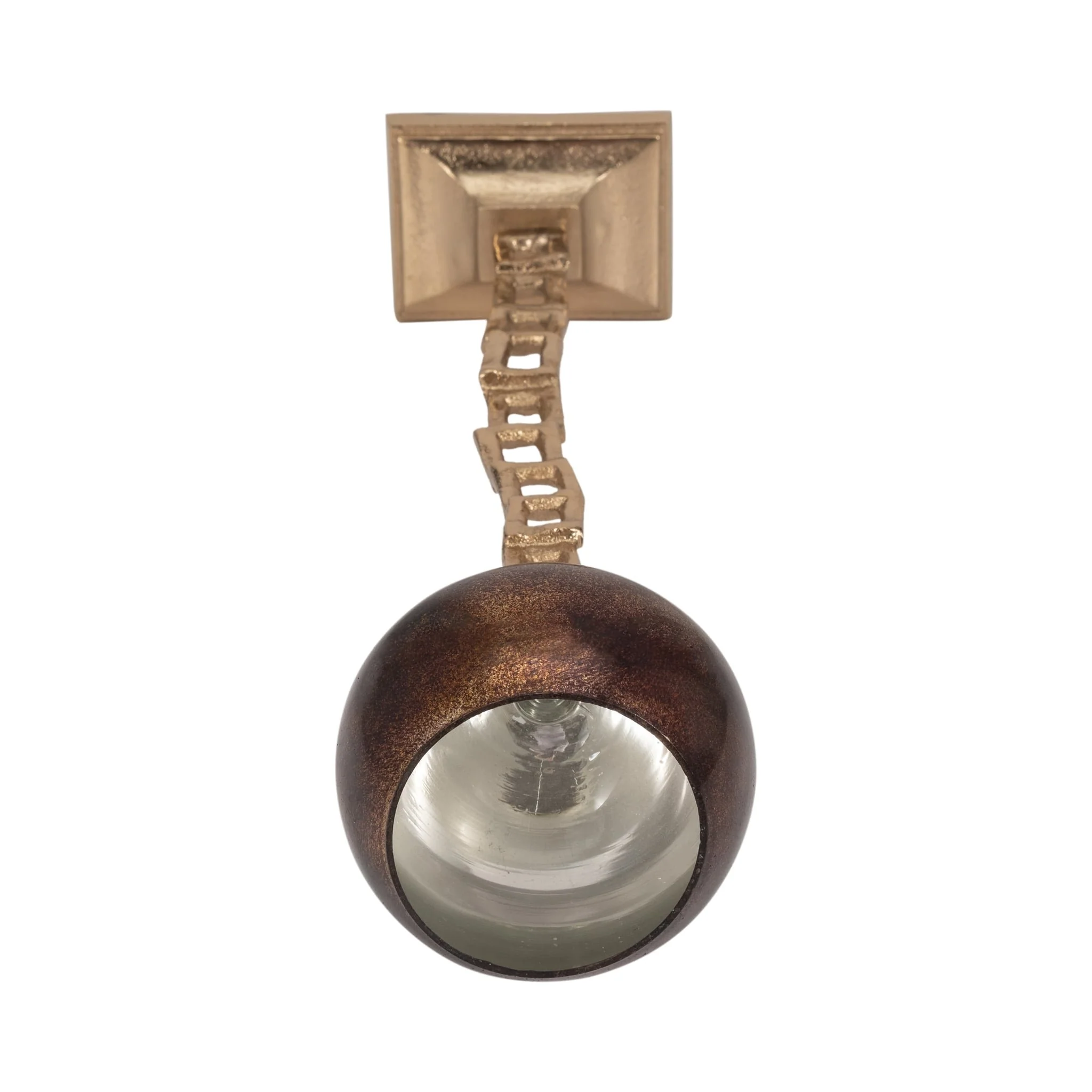Metal, 20" Tealight Holder W/ Base, Gold - Image 5