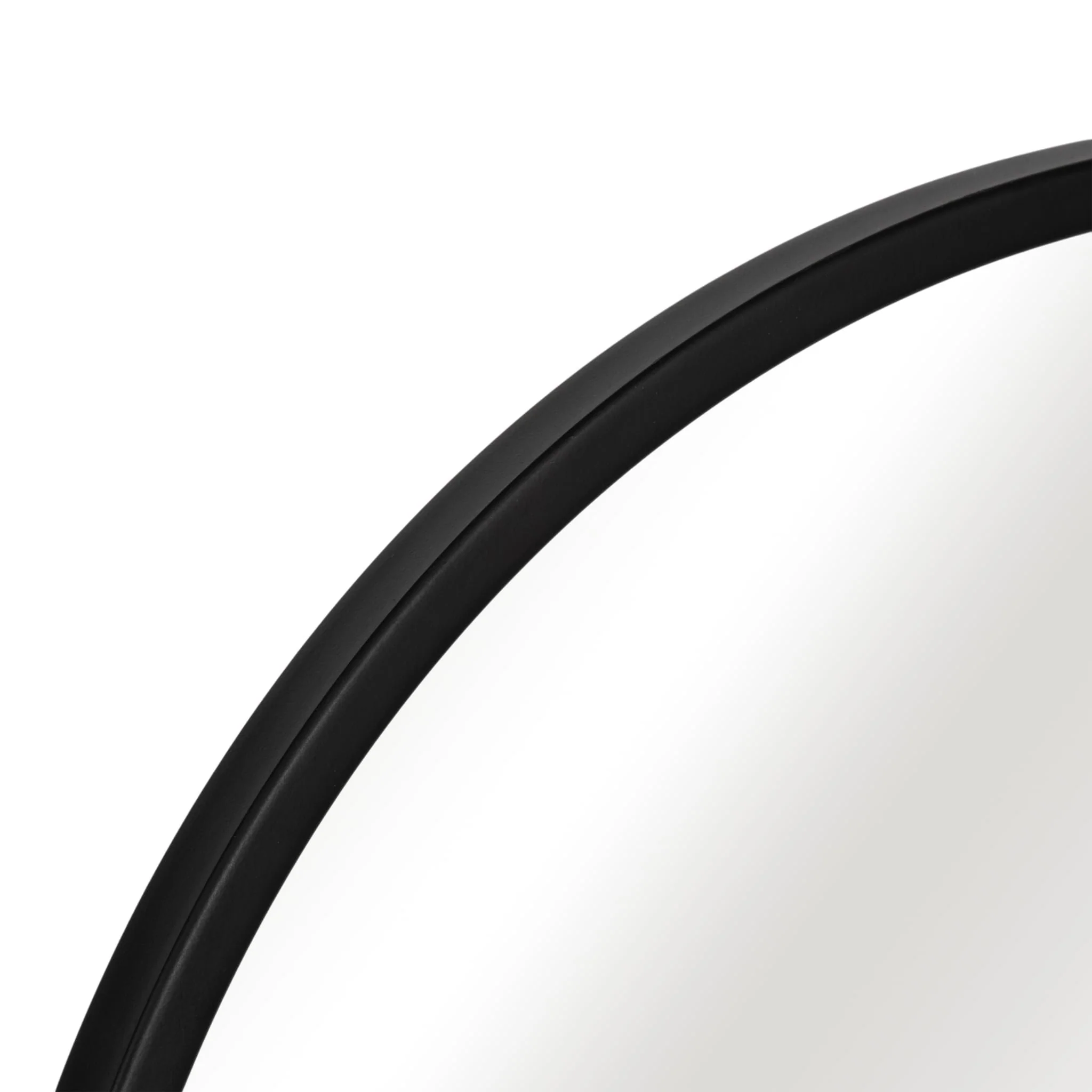 Metal, 20x40 Capsule Mirror, Black - Image 4
