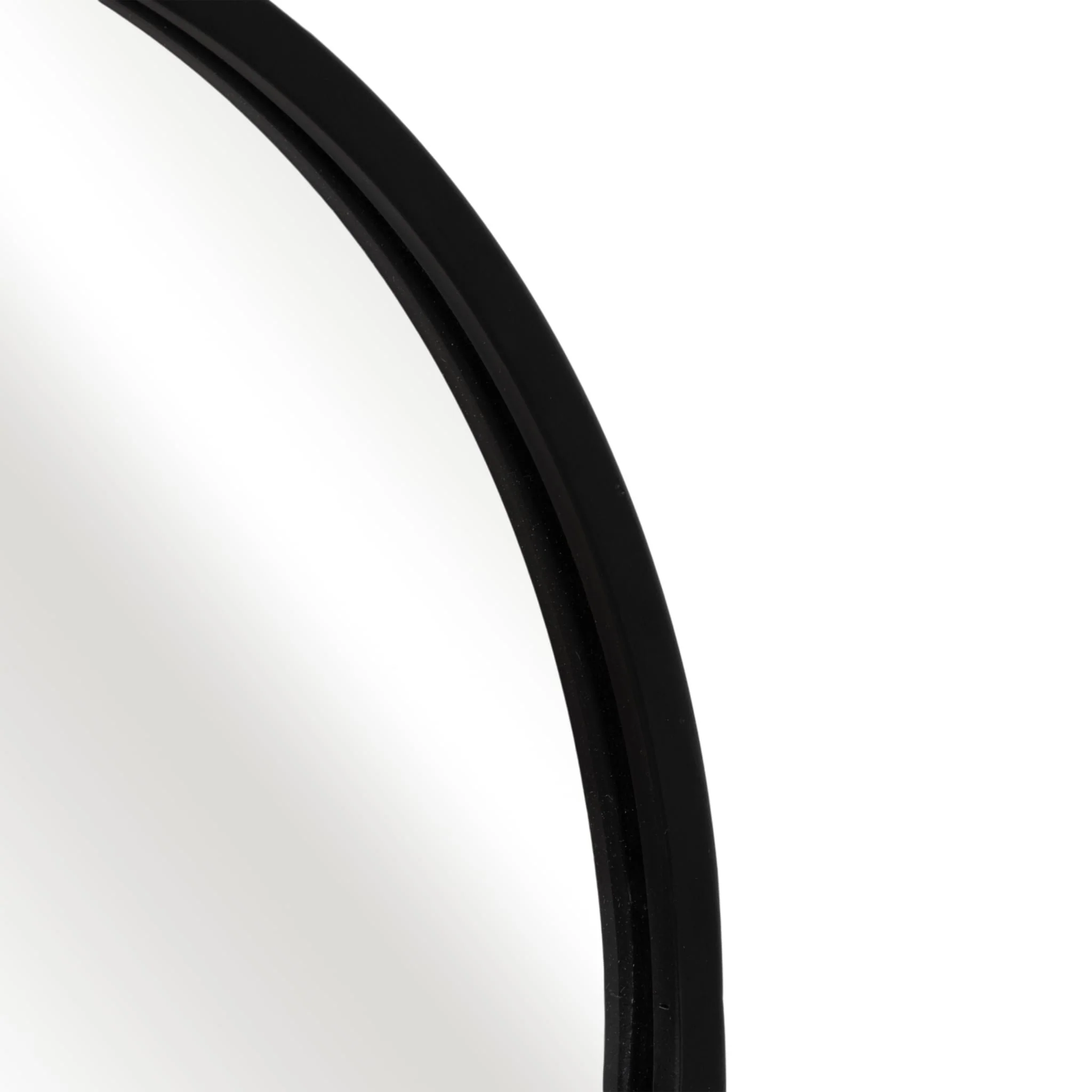 Metal, 20x40 Capsule Mirror, Black - Image 5