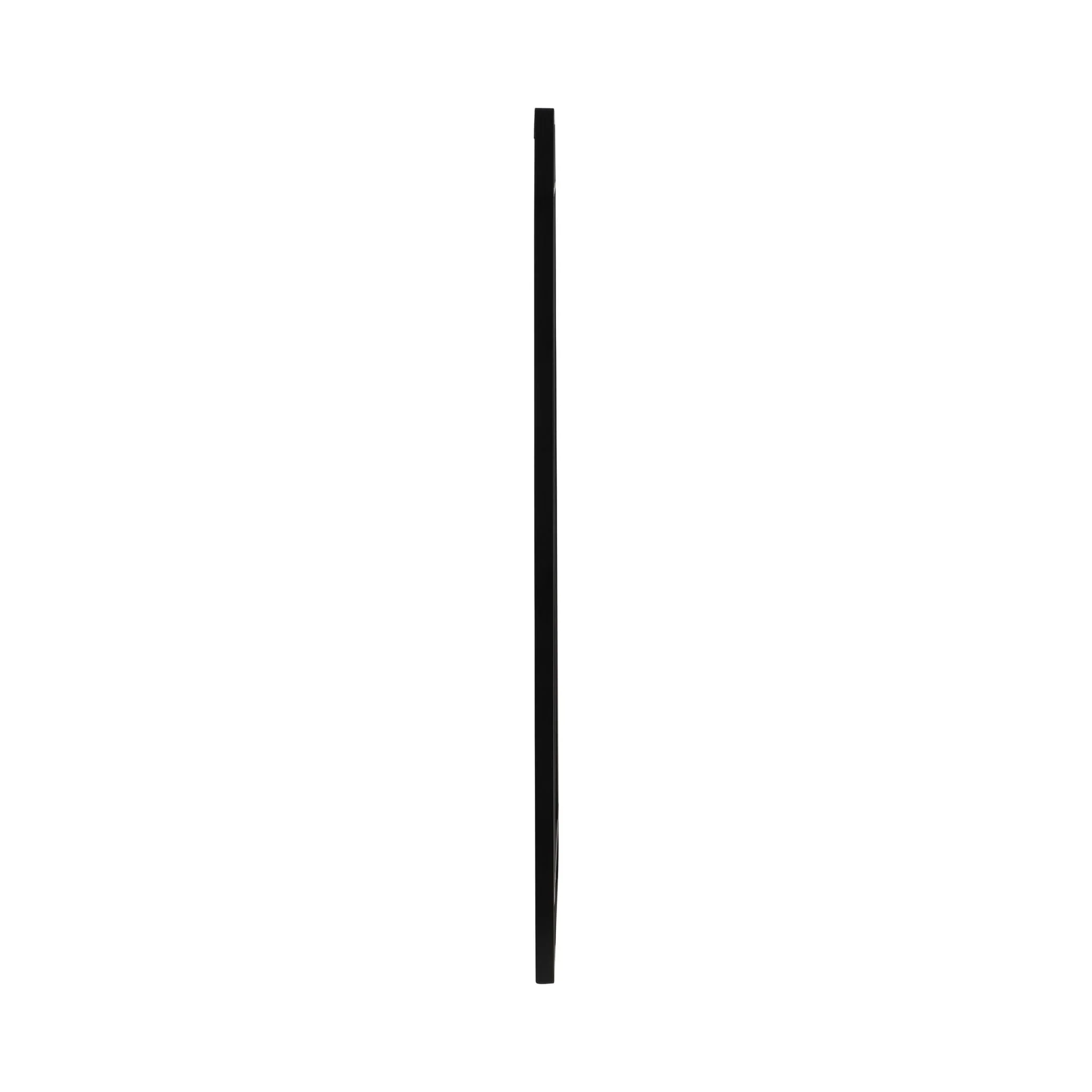 Metal, 20x43 Windowpane Mirror, Black - Image 4