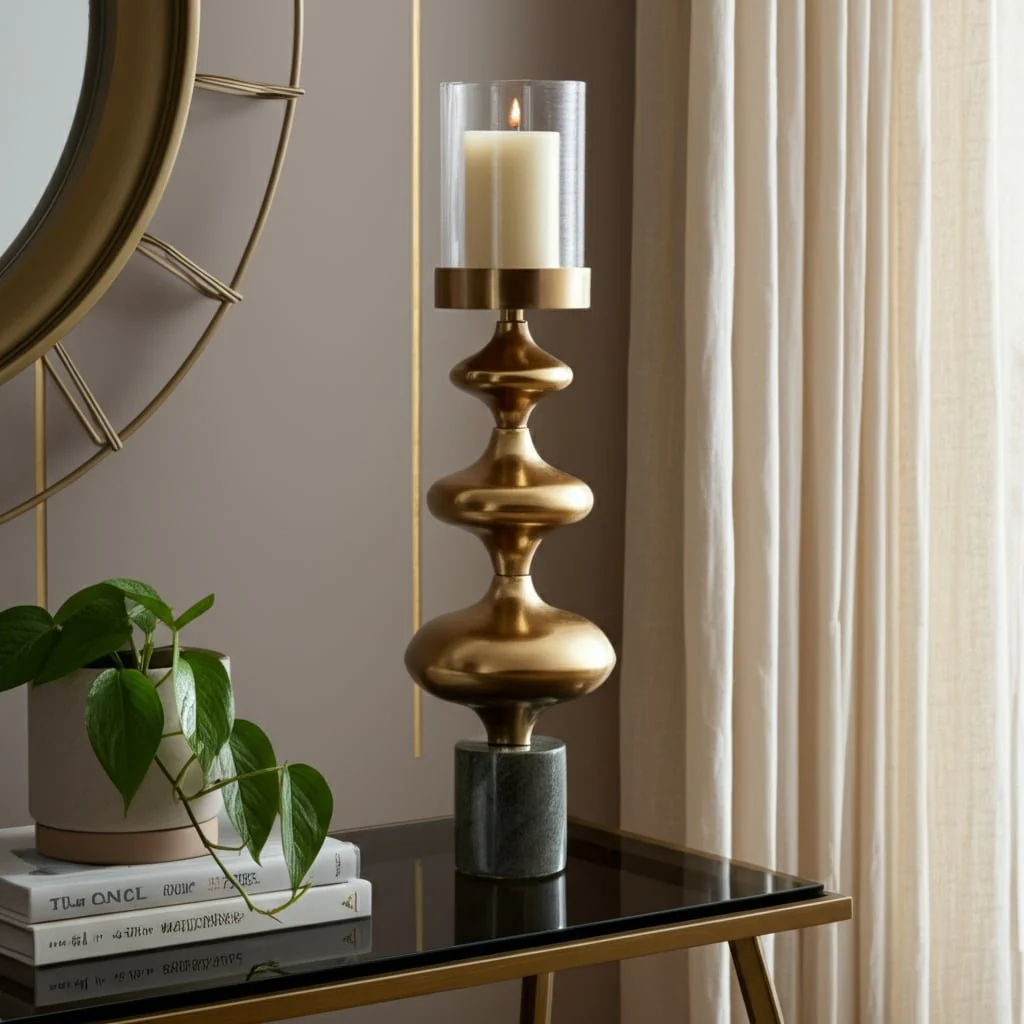 Metal, 21" Hurricane Sphere, Dark Gold, Kd - Image 11