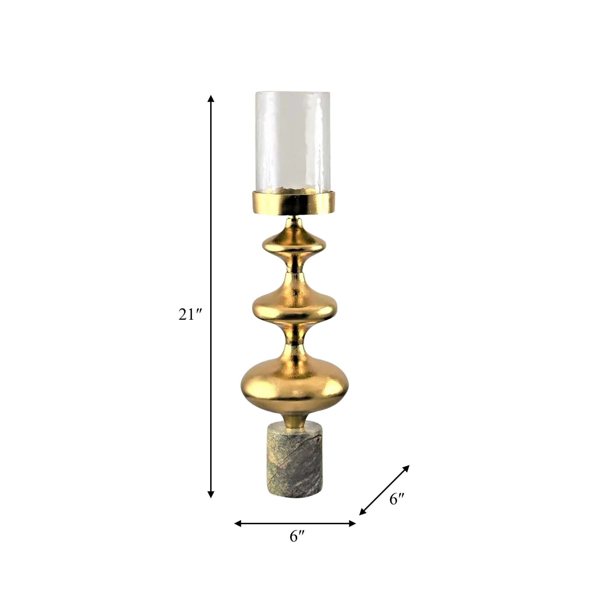 Metal, 21" Hurricane Sphere, Dark Gold, Kd - Image 8