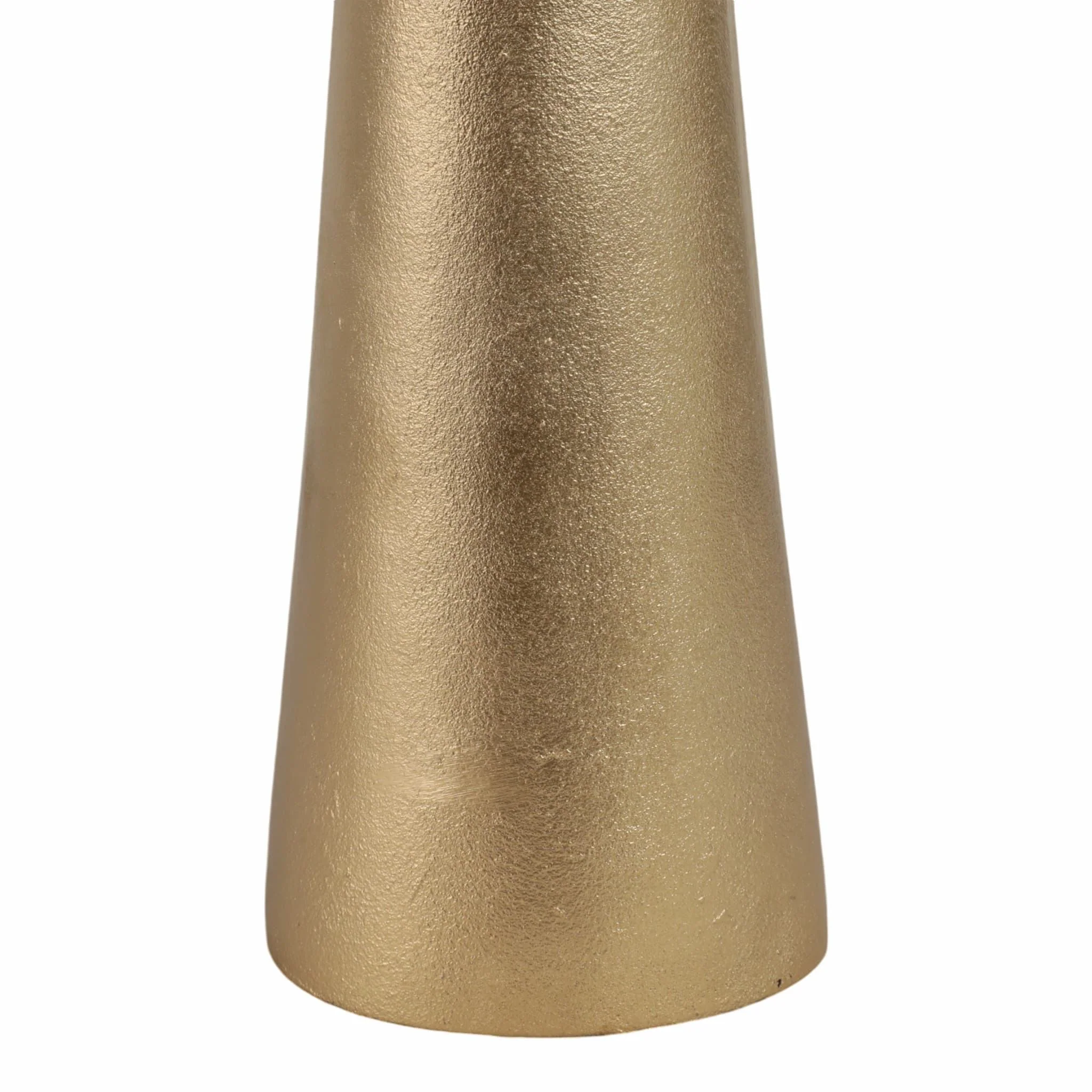 Metal,21"h,abstract Pillar Vase,gold - Image 5