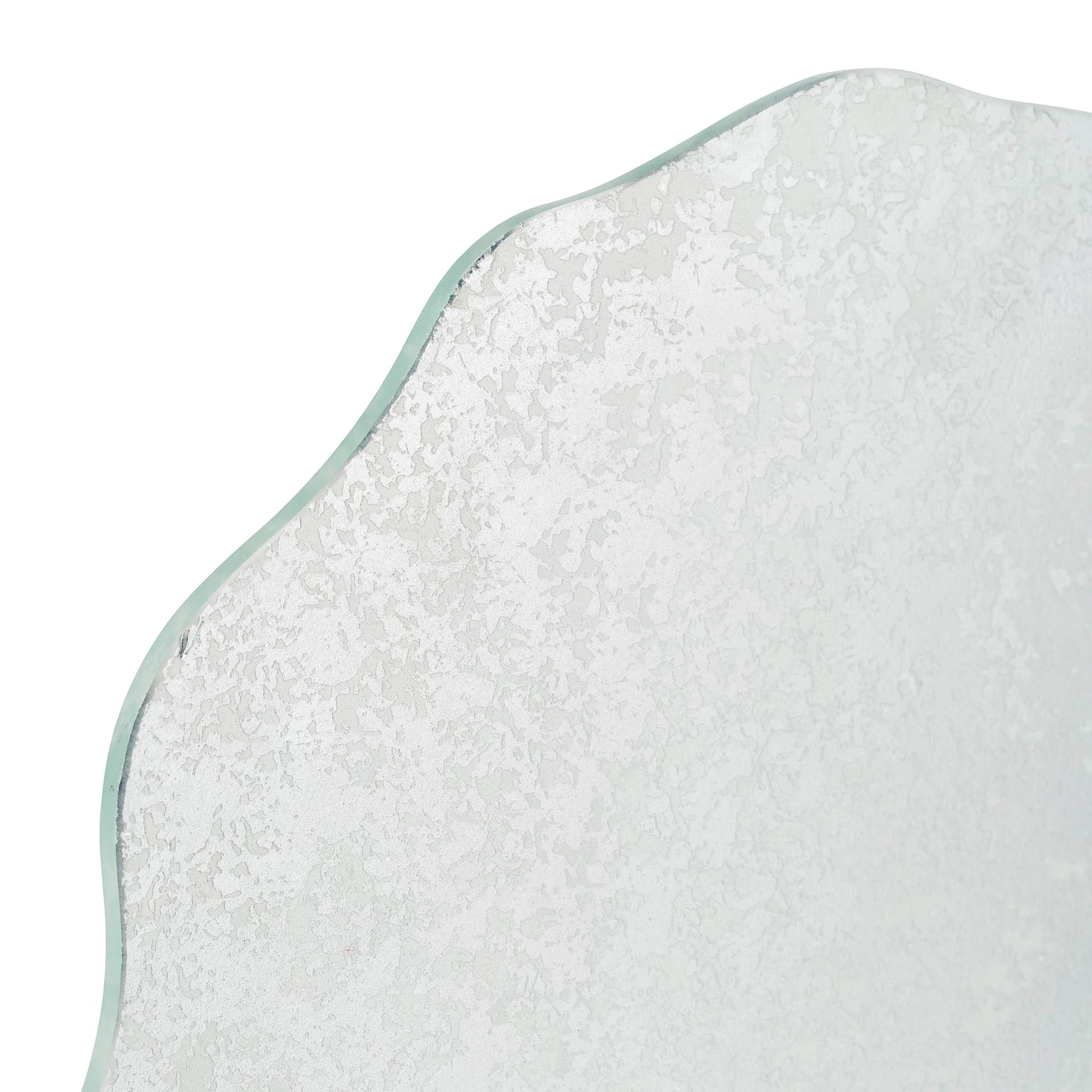 Metal,21"h,speckled Glass Disc On Marble Stand,whi - Image 6