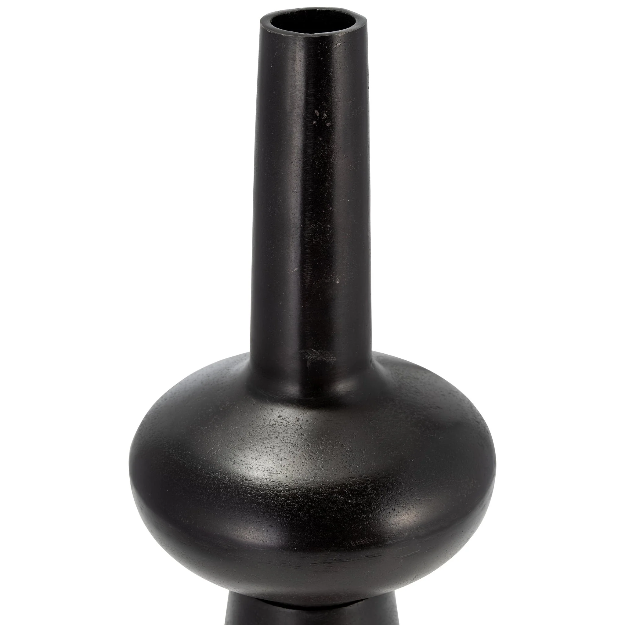 Metal, 22"h Vintage Vase, Bronze - Image 3