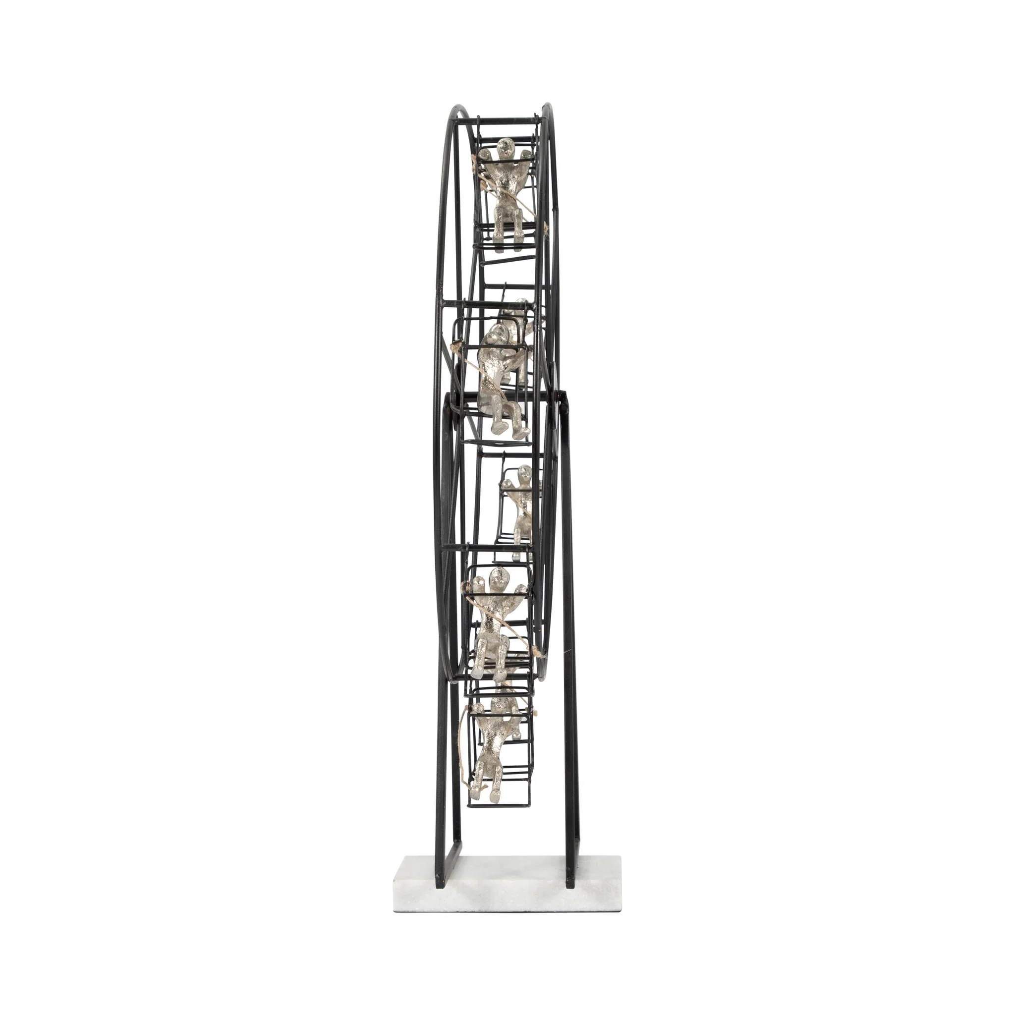 Metal, 23" Ferris Wheel, Black - Image 3