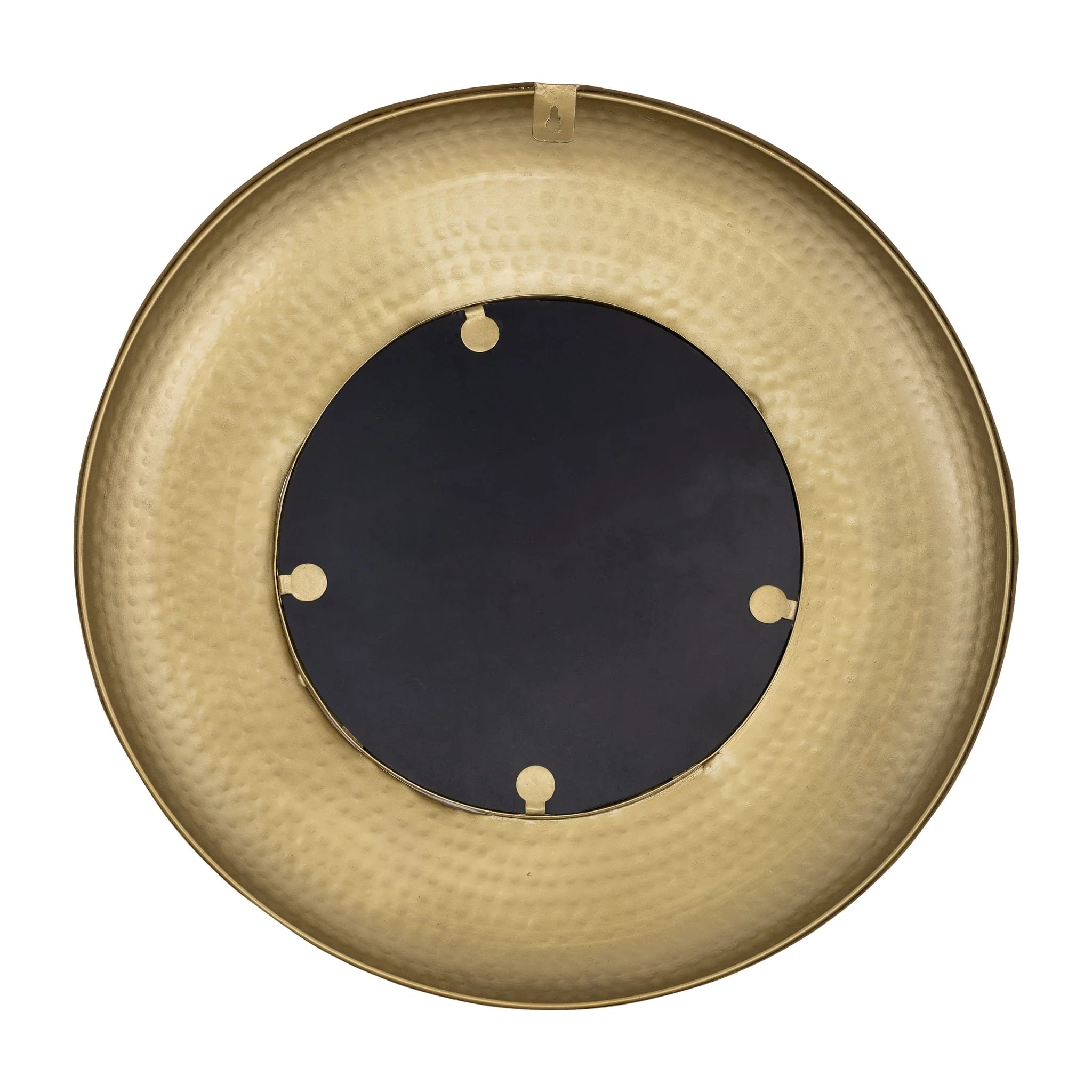 Metal,24",hammered Mirror,gold Wb - Image 5