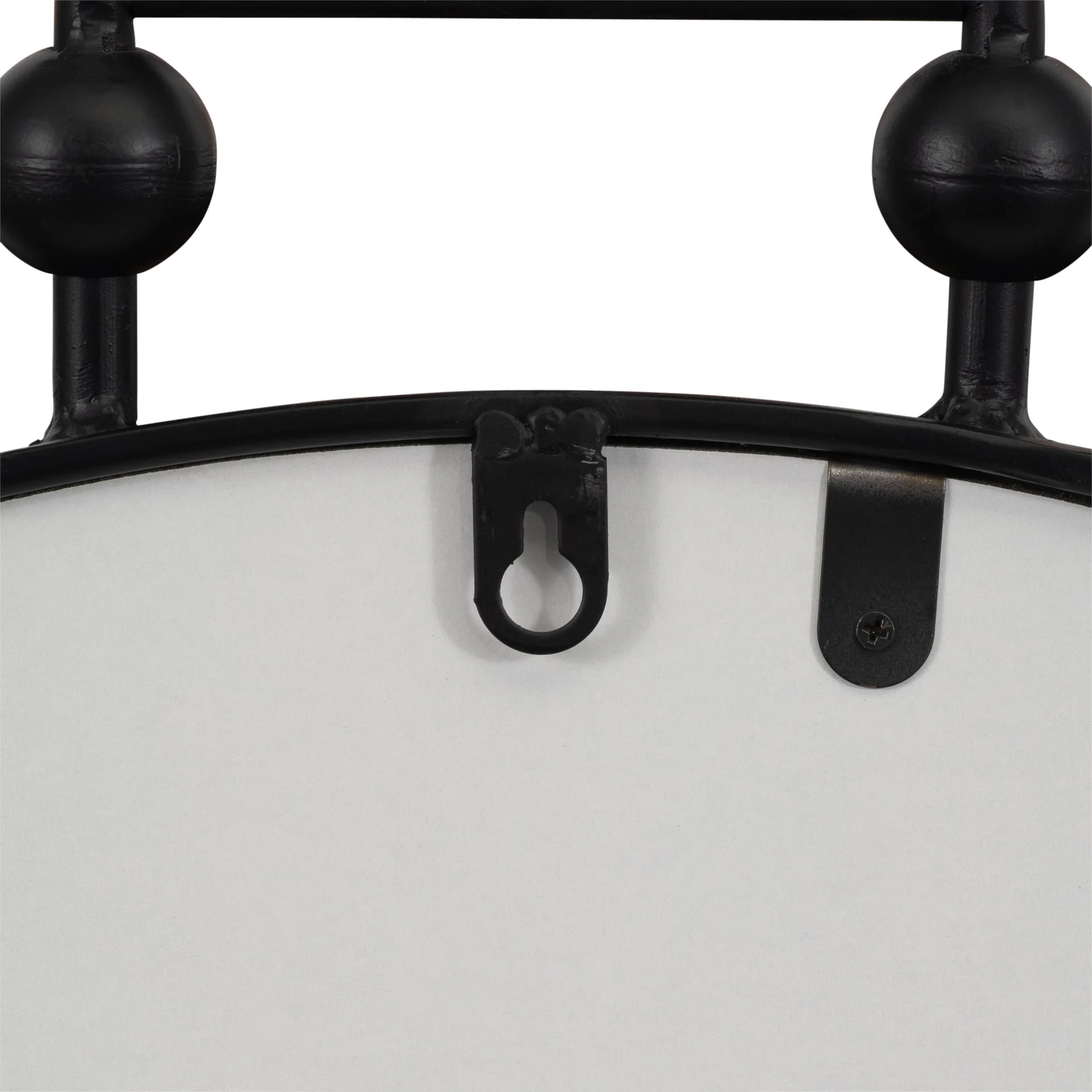 Metal, 24" Mirror Metal Hoop, Black Wb - Image 5