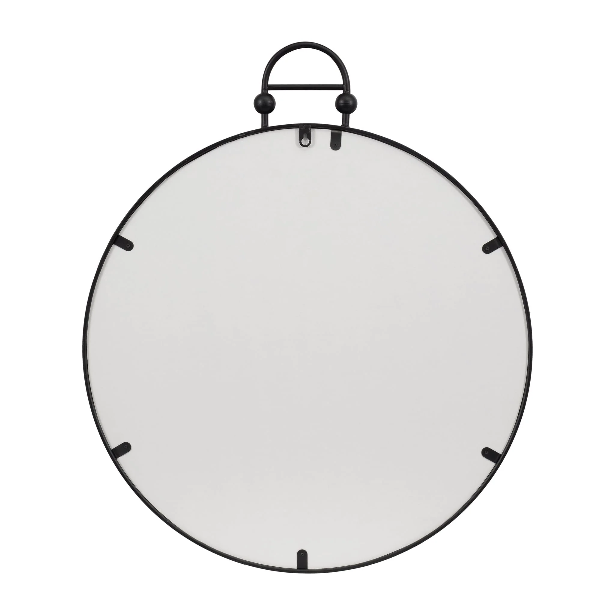 Metal, 24" Mirror Metal Hoop, Black Wb - Image 6