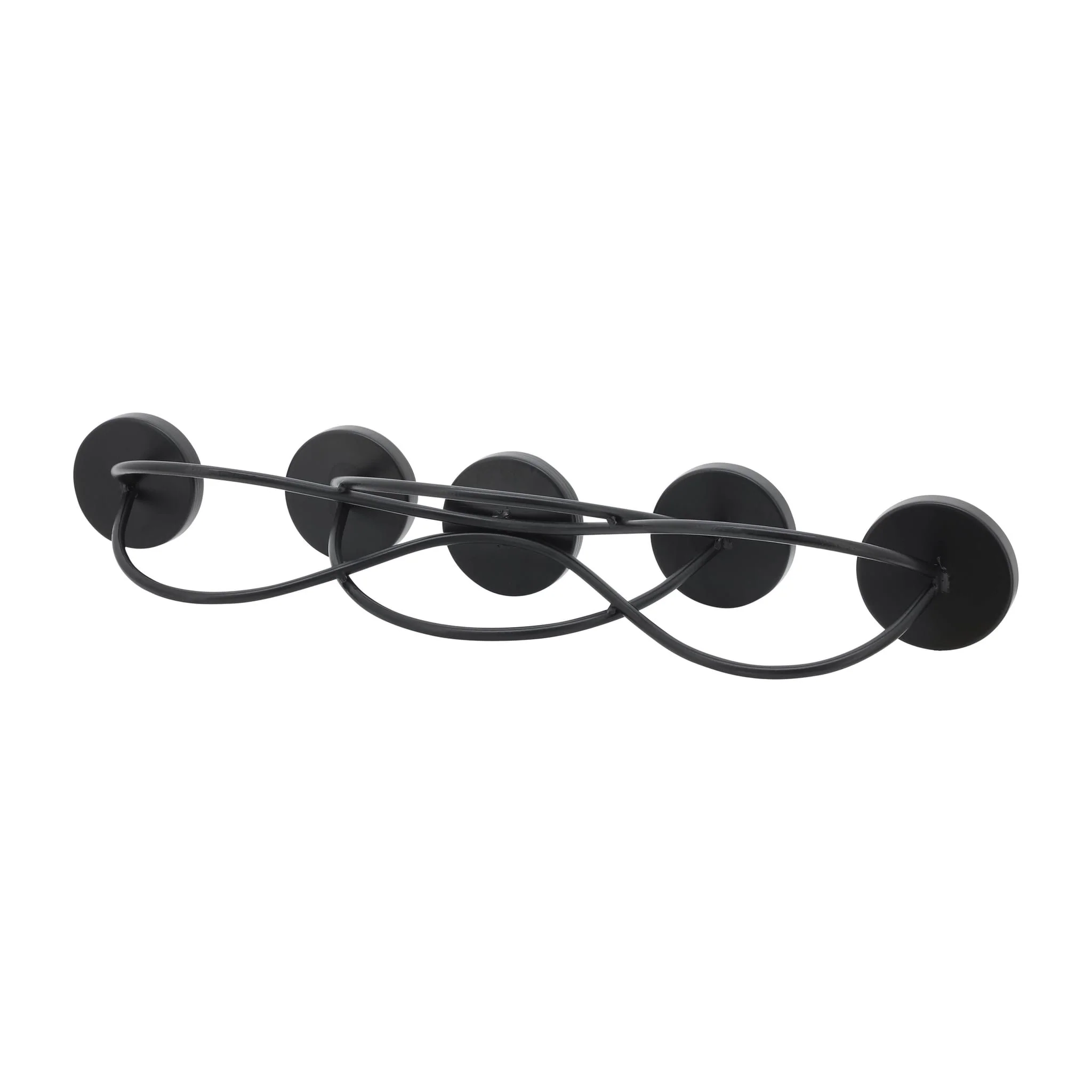 Metal, 24"l 5-pillar Holders, Black - Image 5