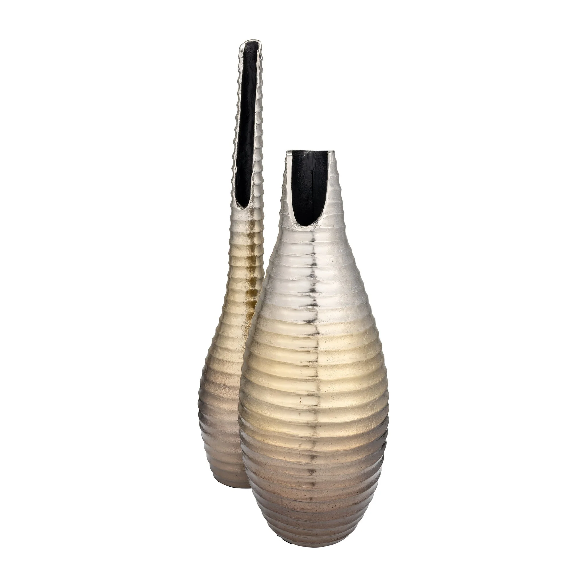 Metal,26",shell Elongated Vase,gold - Image 10