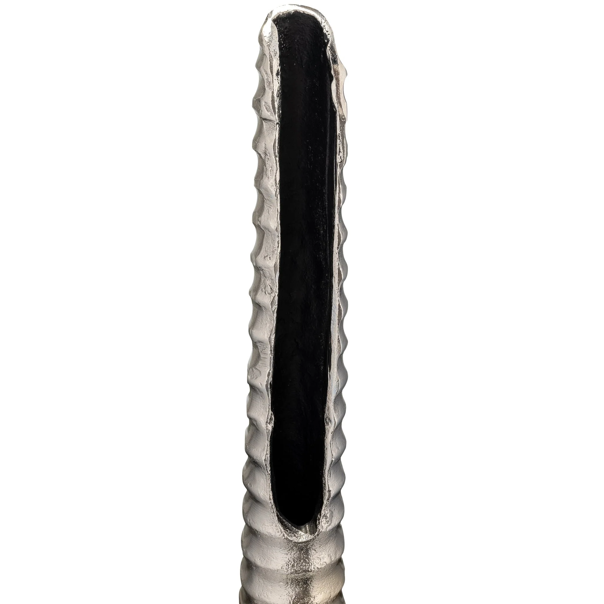Metal,26",shell Elongated Vase,gold - Image 6