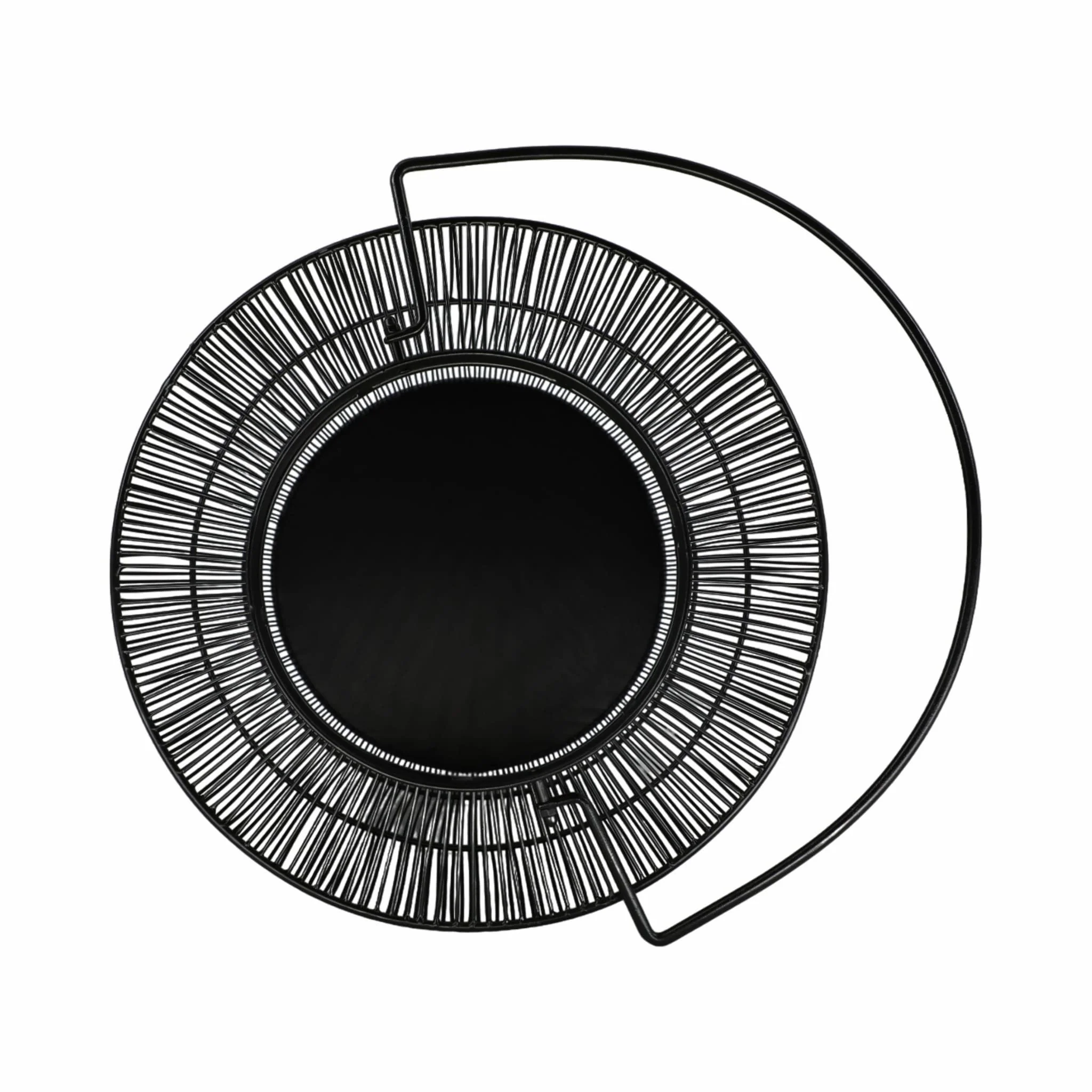 Metal 26" Wire Lantern, Black - Image 7