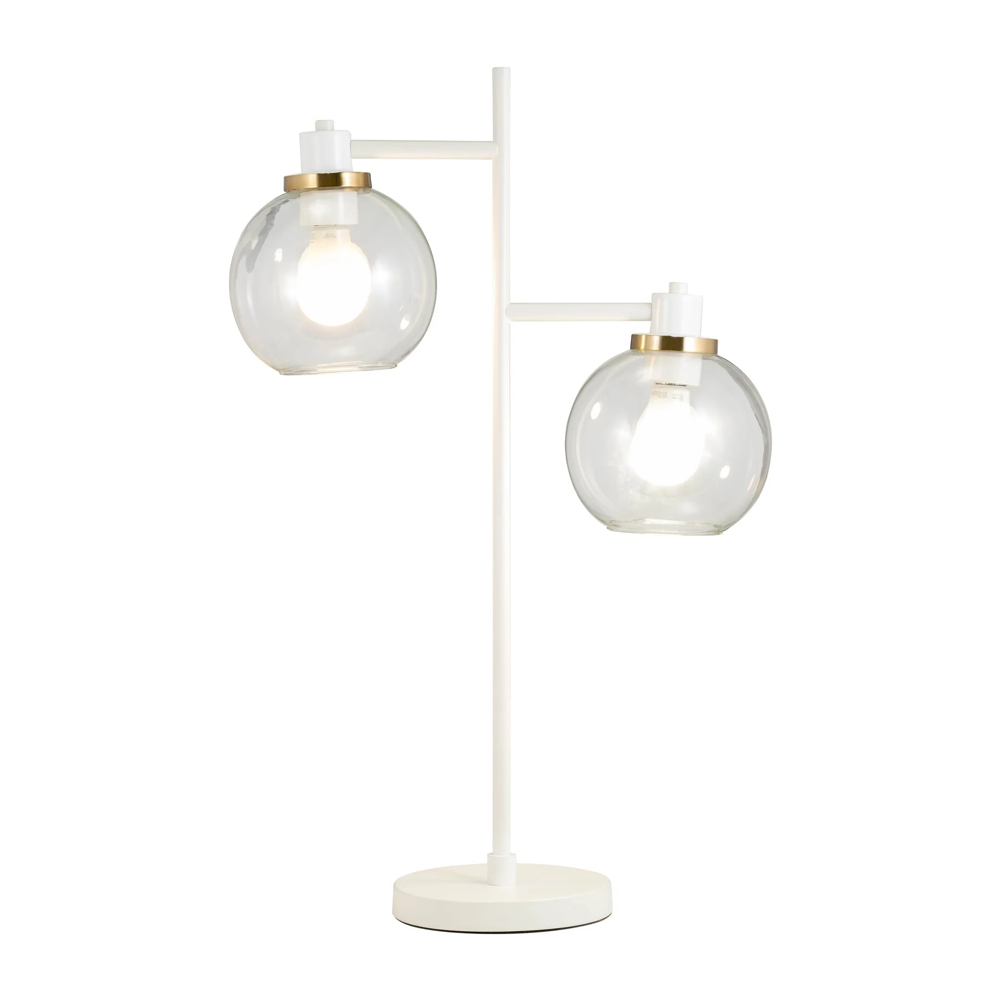 Metal 28" 2-light Table Lamp,matte White - Image 2