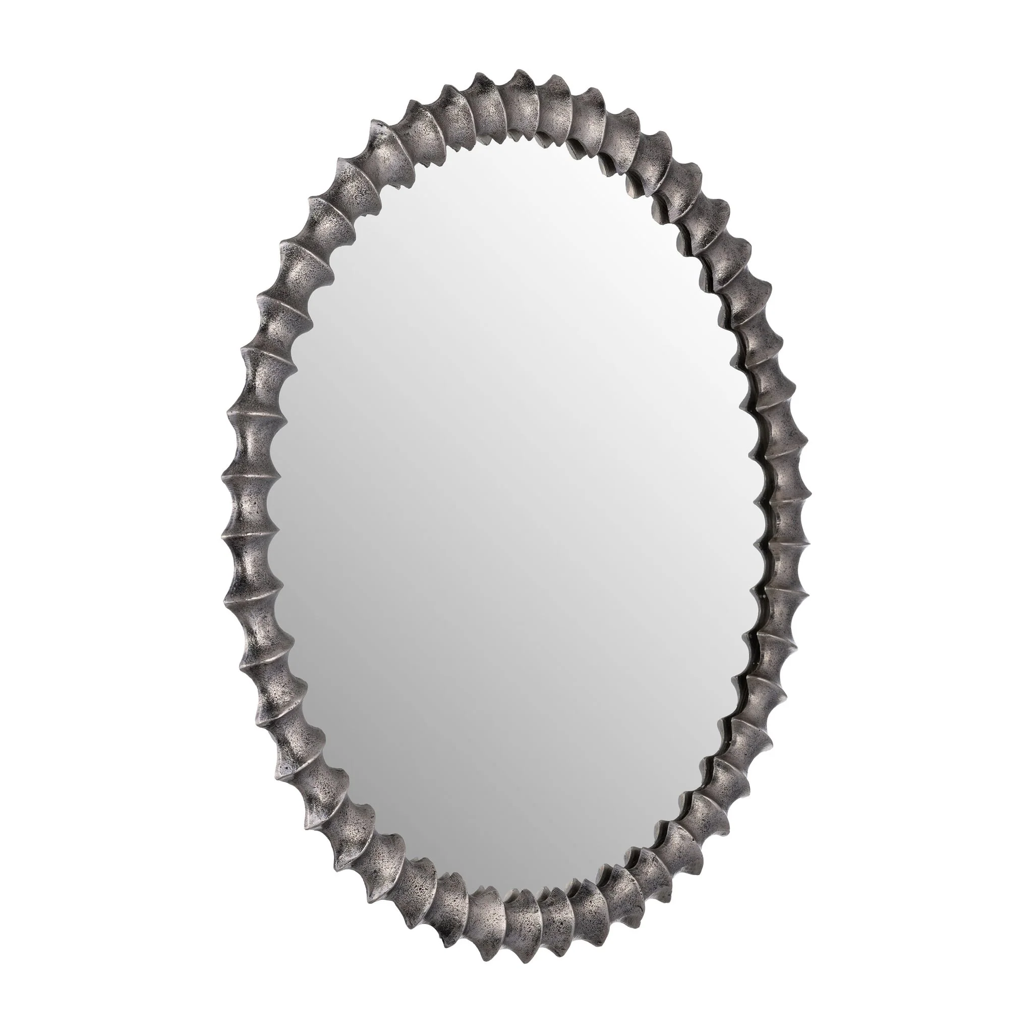 Metal,29",ring Texture Mirror,brushed Nickel - Image 2