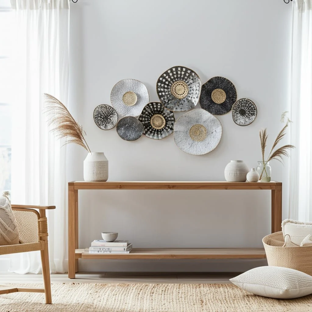 Metal 36" 8 Disc Pads Wall Deco, Multi Wb - Image 6