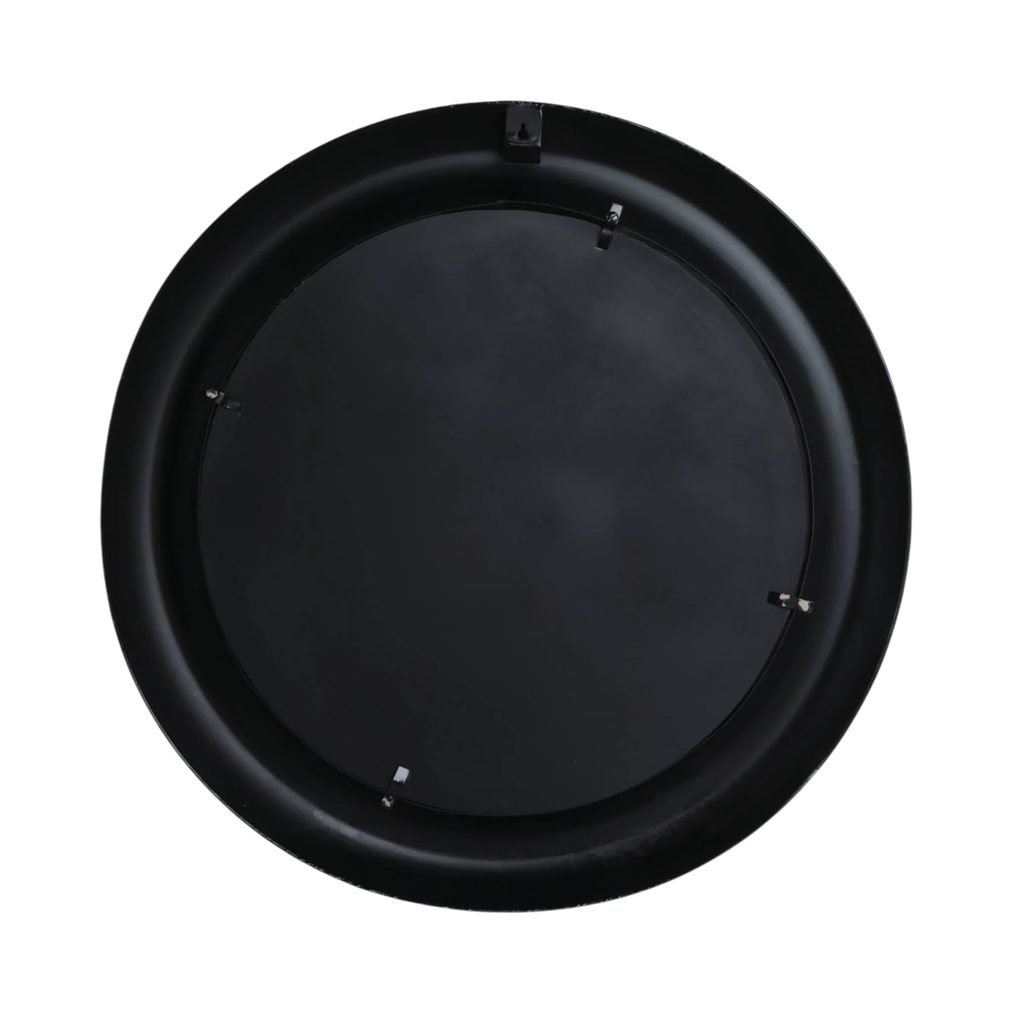 Metal 36" Round Mirror, Black - Image 6