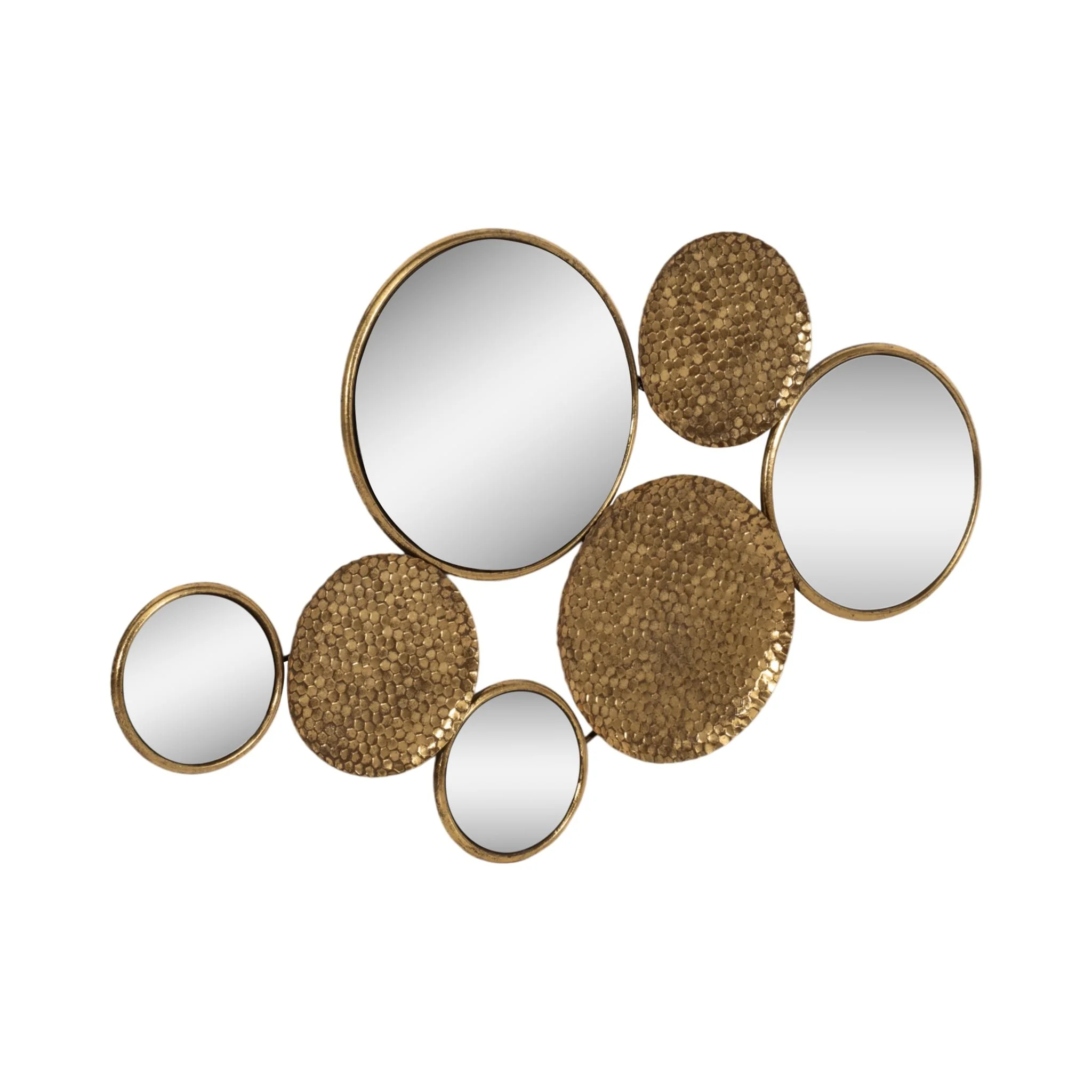 Metal 39" Mirrored Wall Decor,gold, Wb - Image 2