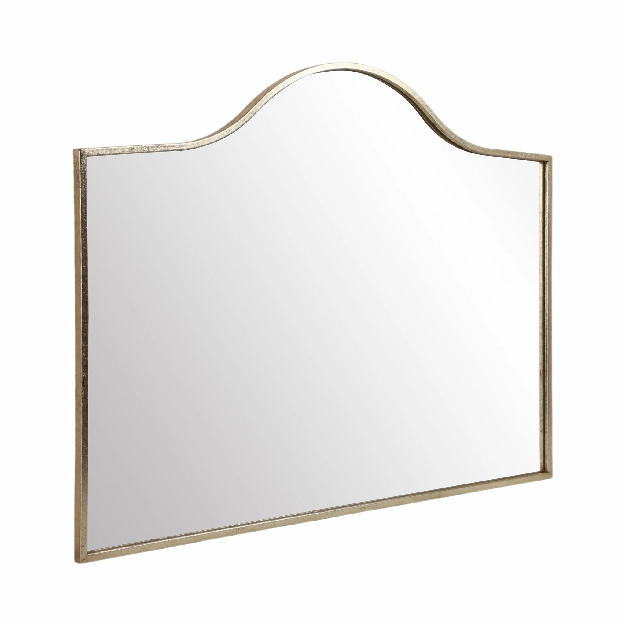 Metal, 39x30 Arch Mirror, Gold - Image 2