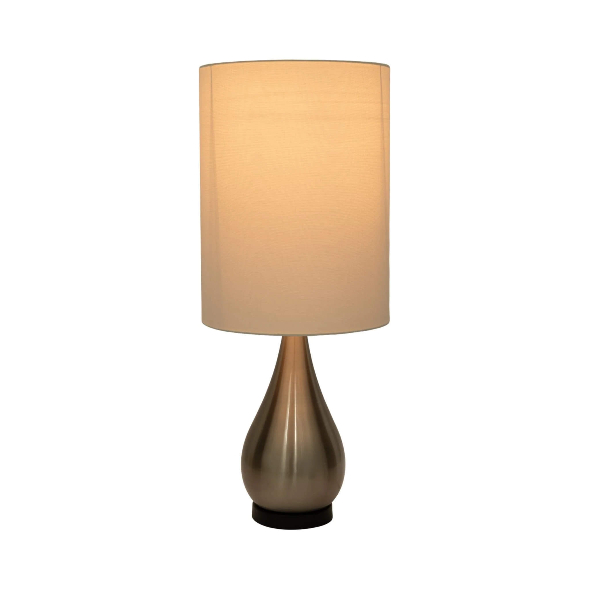 Metal 40" Teardrop Table Lamp, Silver - Image 2