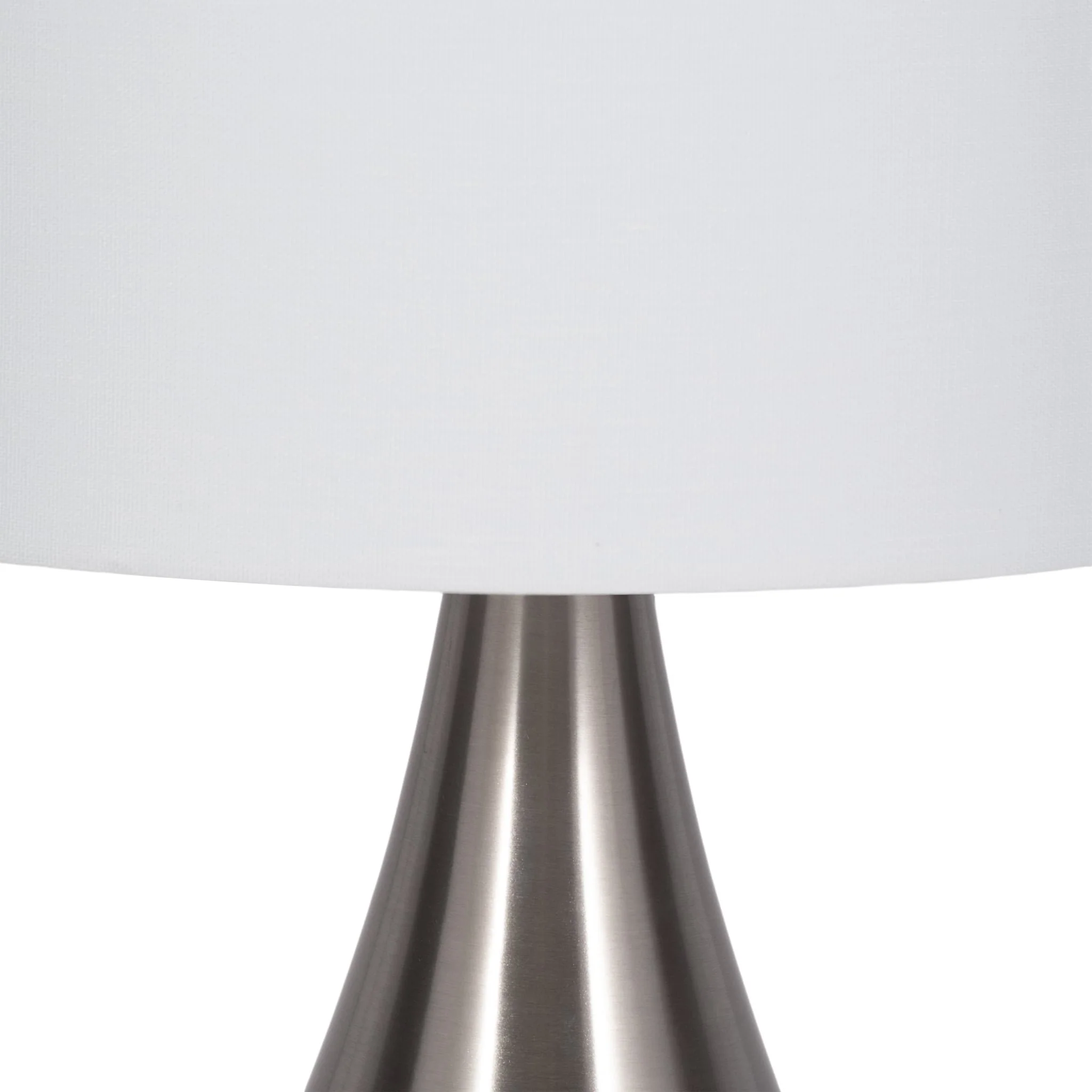 Metal 40" Teardrop Table Lamp, Silver - Image 4