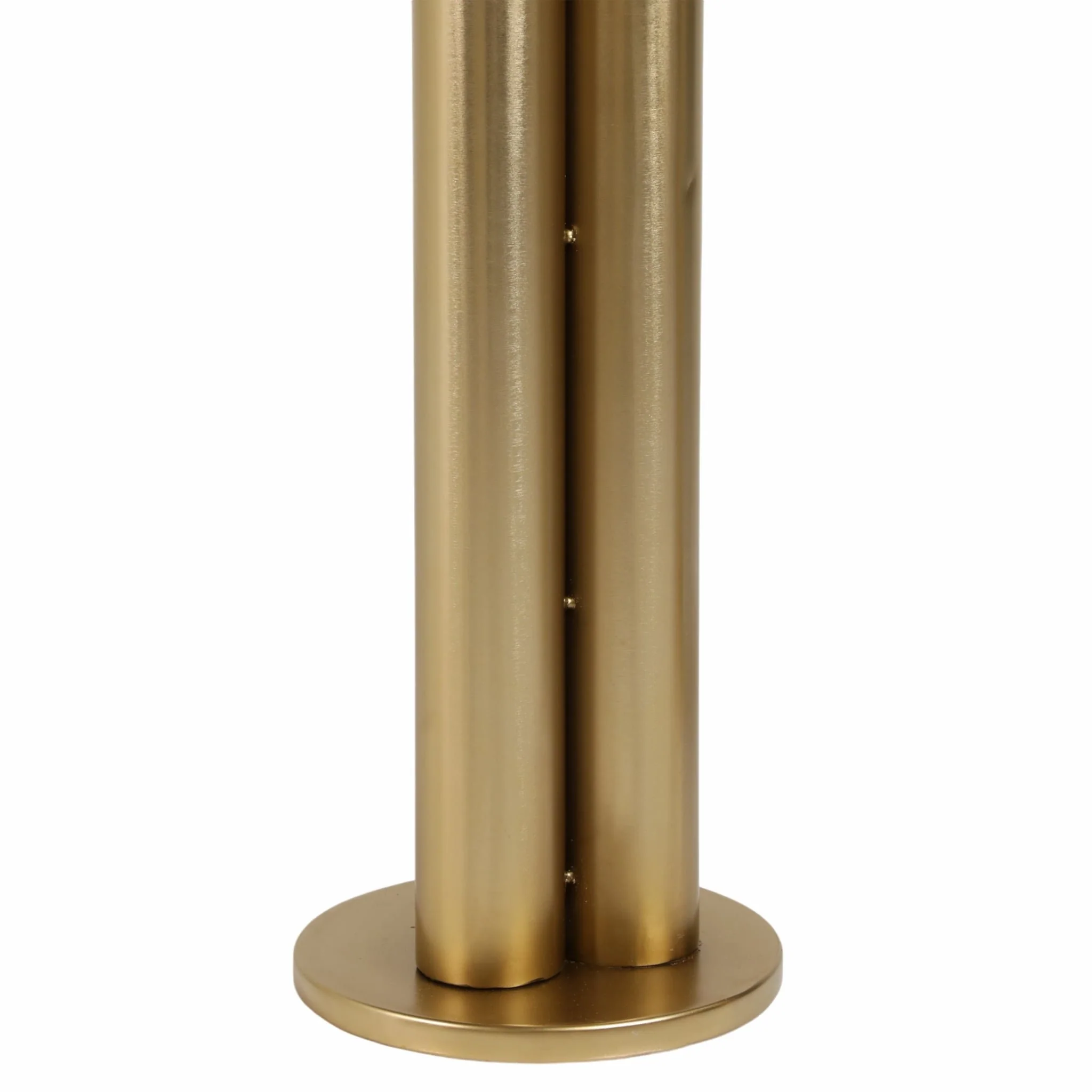 Metal, 42" Marble Top Console, Gold/white - Image 8