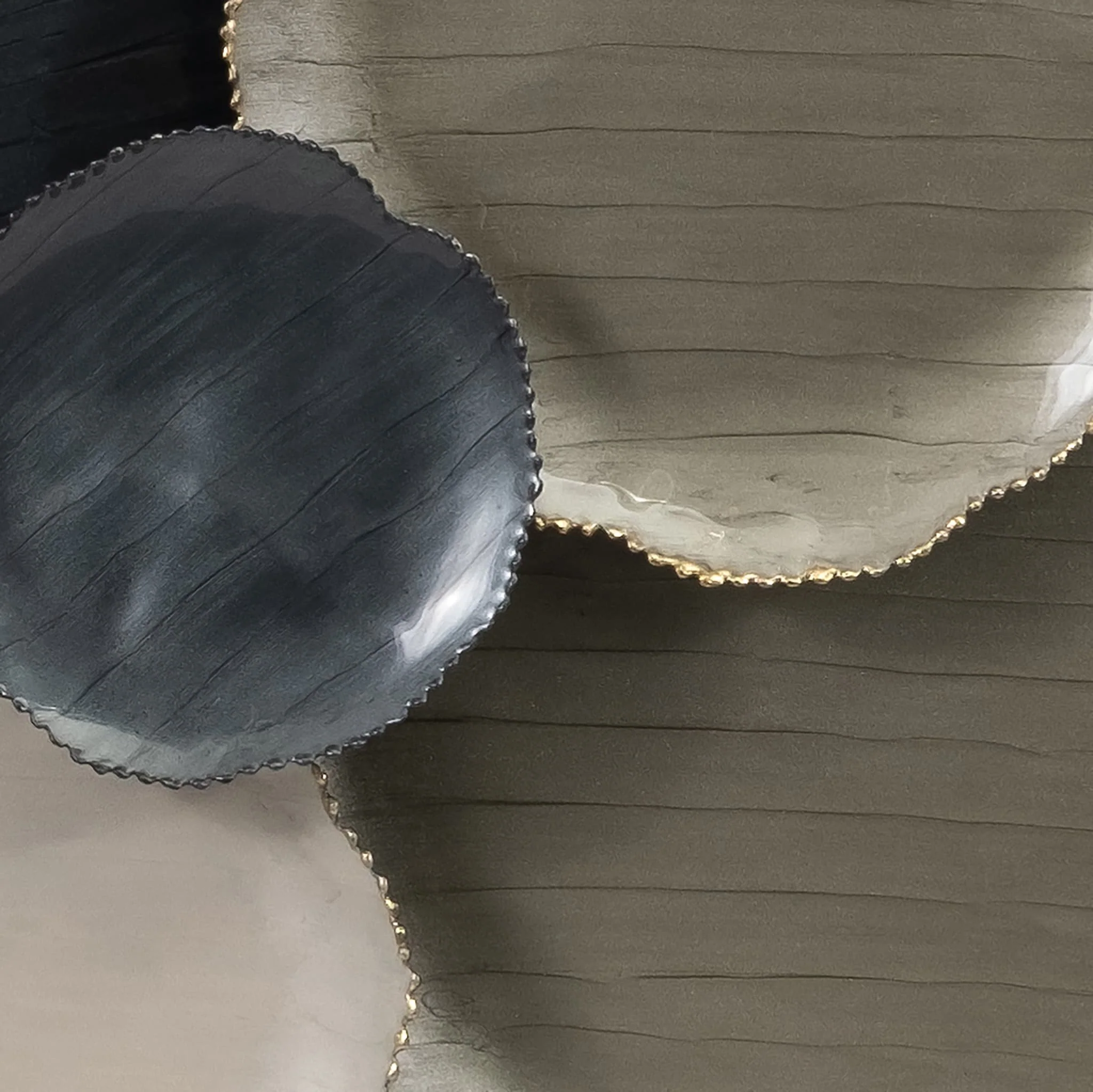 Metal, 49" Lily Pads Wall Deco, Multi - Image 4