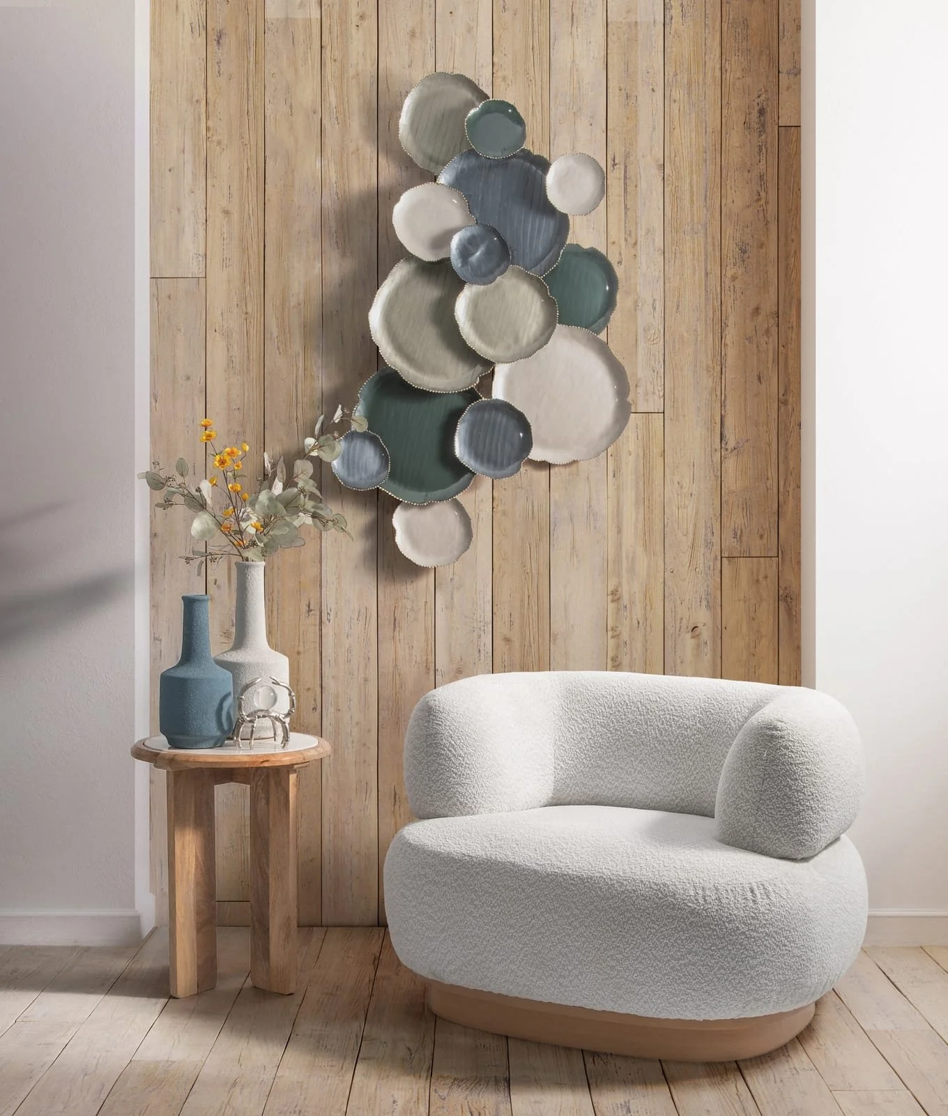 Metal, 49" Lily Pads Wall Deco, Multi - Image 8