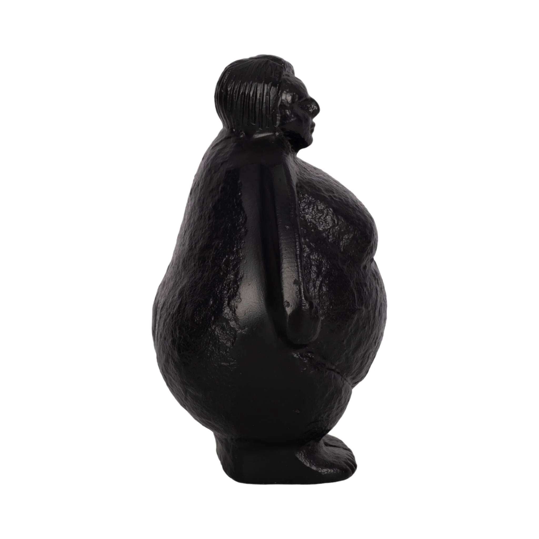 Metal, 5" Full Figured Woman, Black - Image 3