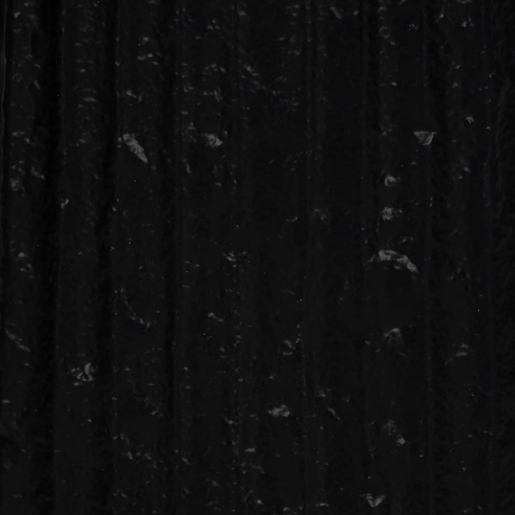 Metal, 58" Ribbed Floor Vase, Black - Image 6