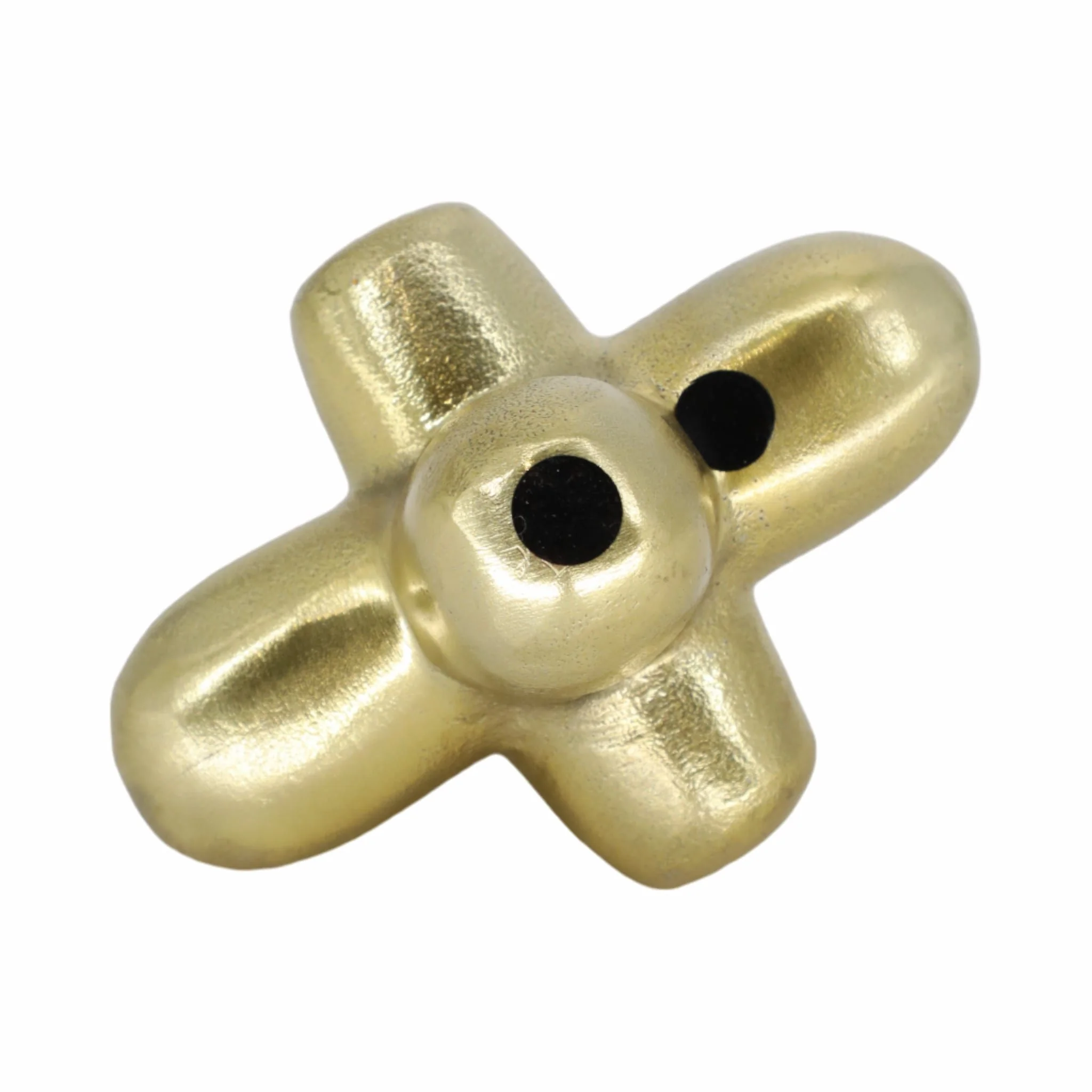Metal 6" Geometric Orb, Gold - Image 4