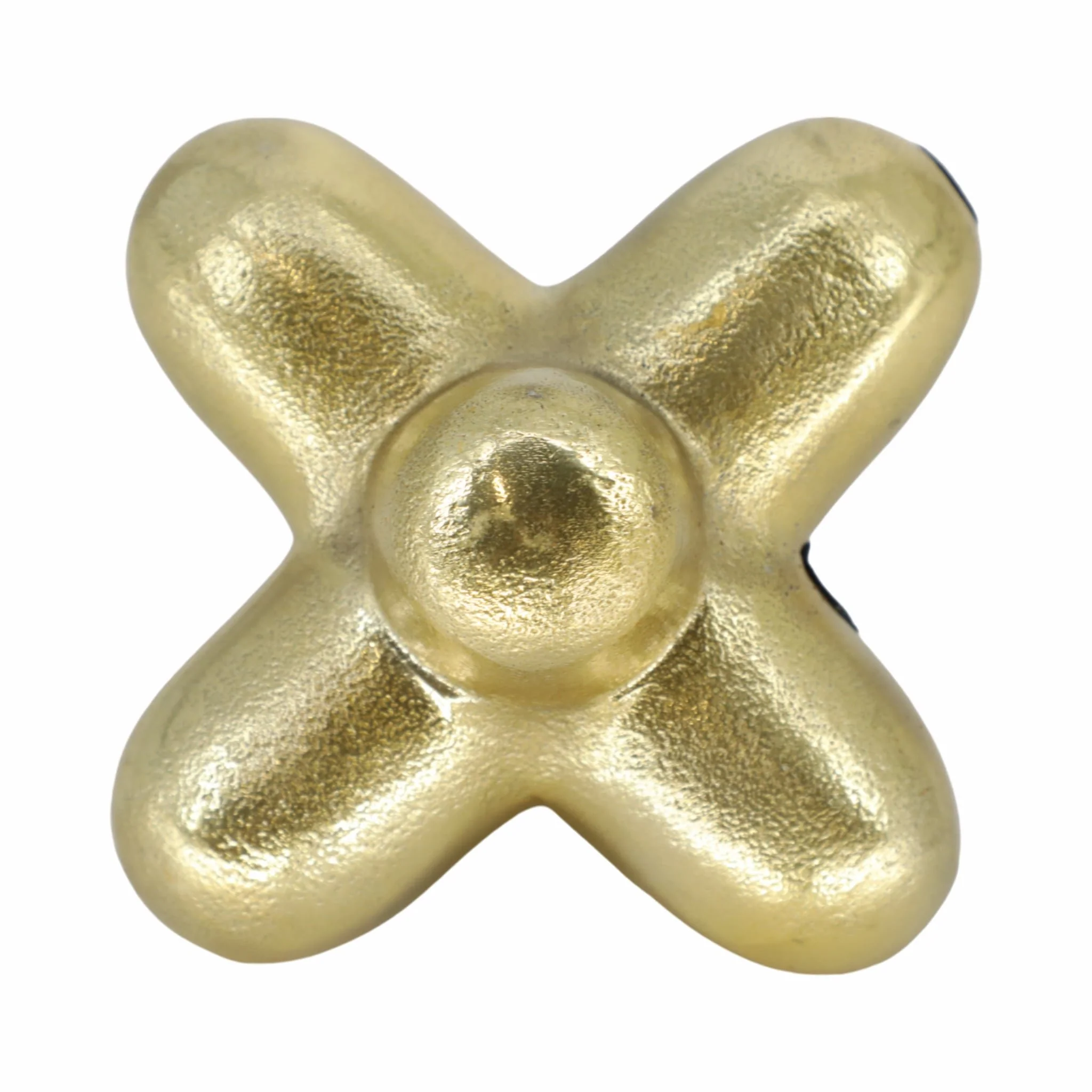 Metal 6" Geometric Orb, Gold - Image 5